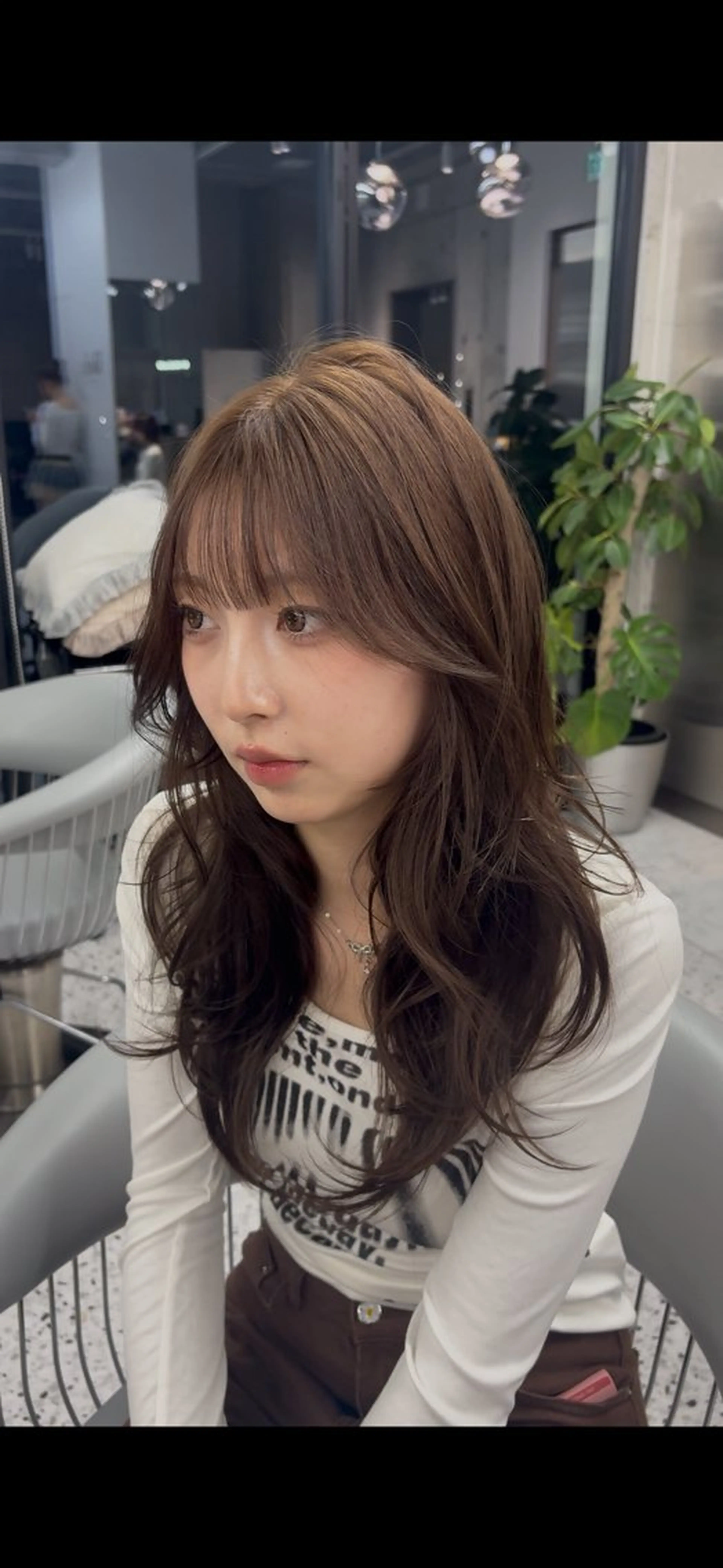 ロング ハッシュカット ハイレイヤー レイヤーカット Yuta✂︎ 韓国レイヤー🪽のヘアスタイル