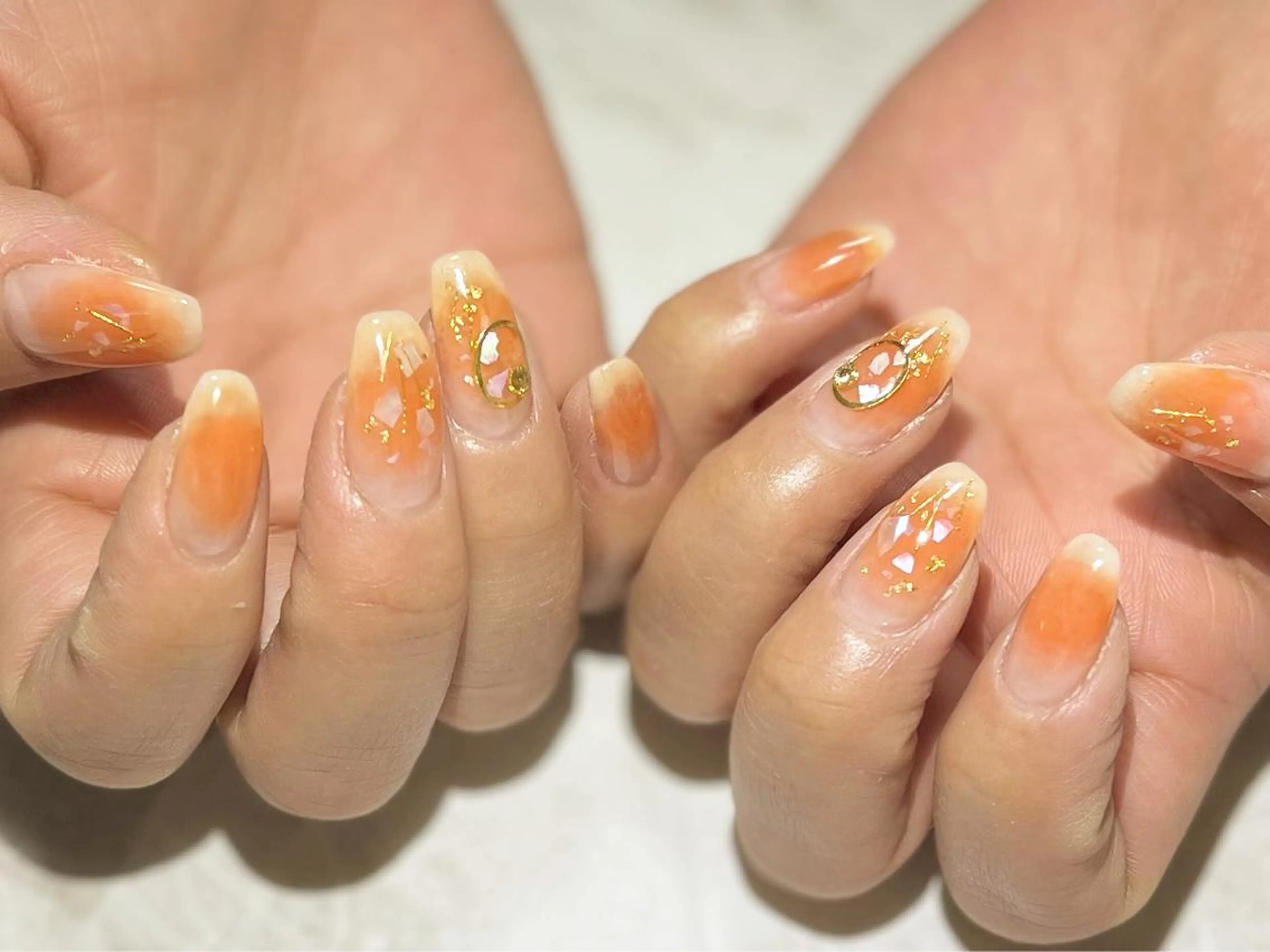 ネイル チークネイル フットネイル ニュアンスネイル シンプルネイル 春ネイル nail fufla ♡yamane♡のネイルデザイン