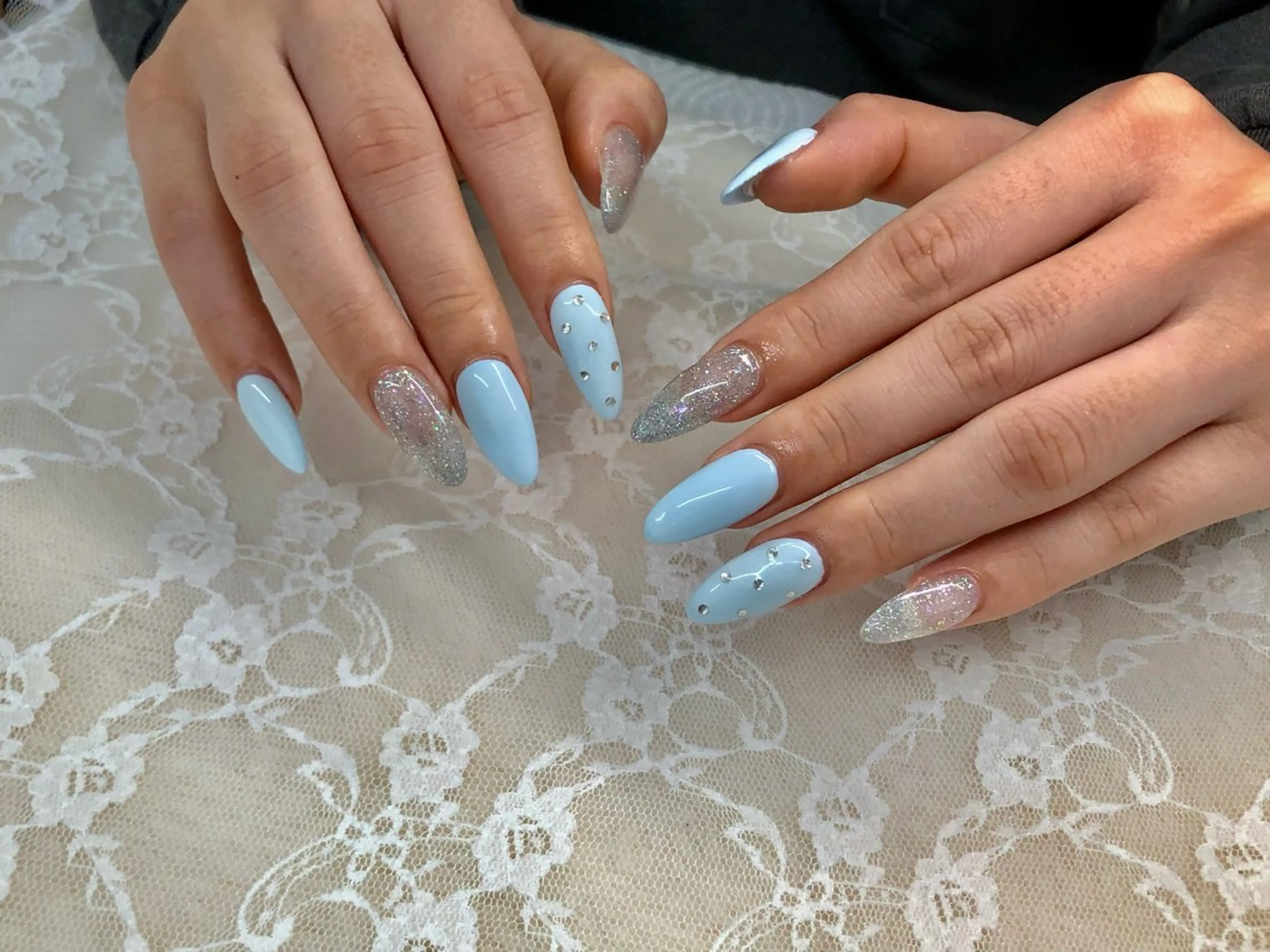 ネイル 長さ出し ハンドネイル ハンドケア 心斎橋Salon Epokkuのネイルデザイン