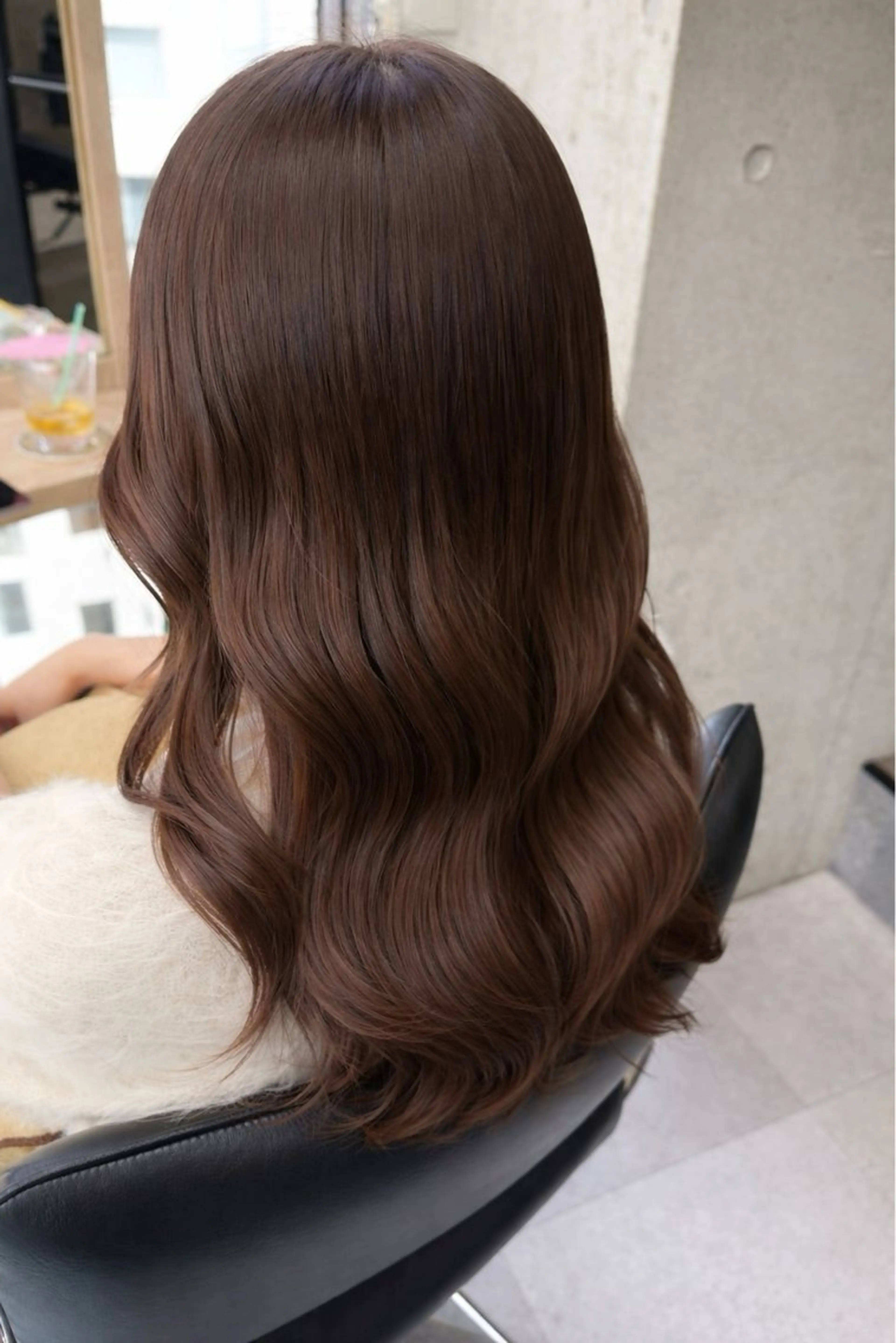 ロング カラー カット ヘアカラー トリートメント ブリーチなし 暖色カラー/井上あいのヘアスタイル