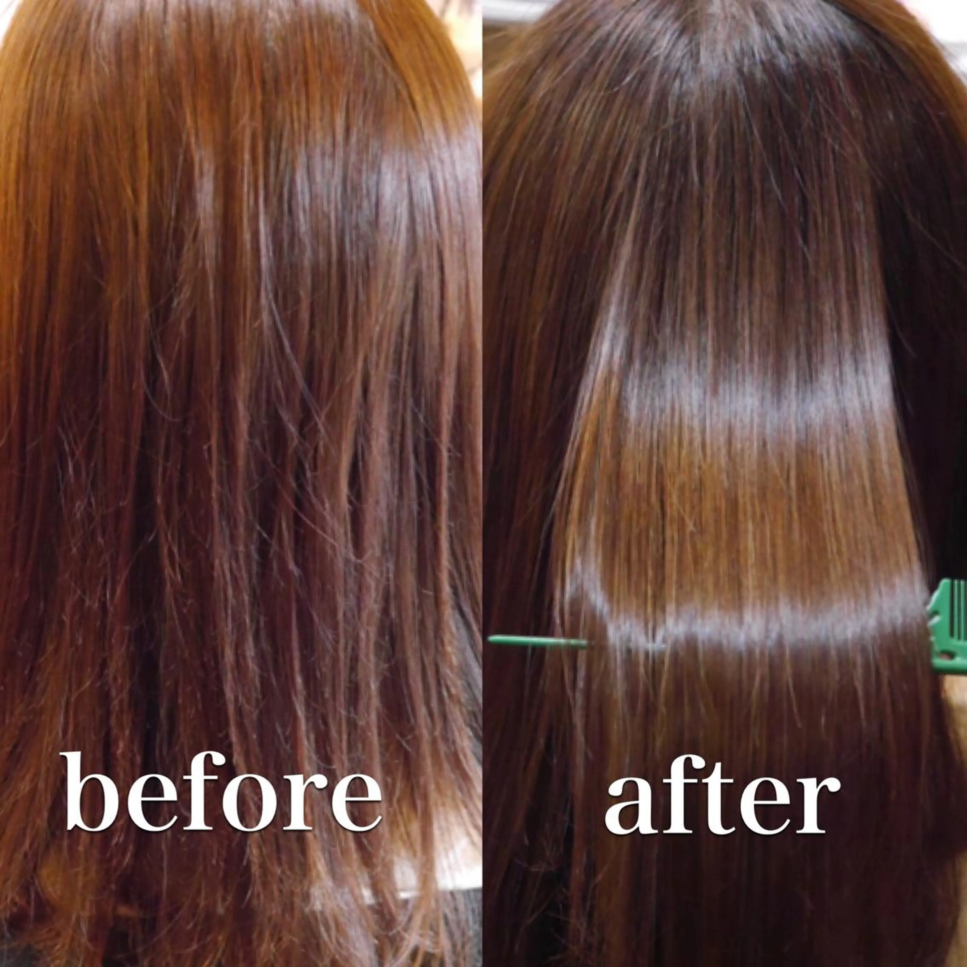 ツヤツヤ髪質改善トリートメントの写真