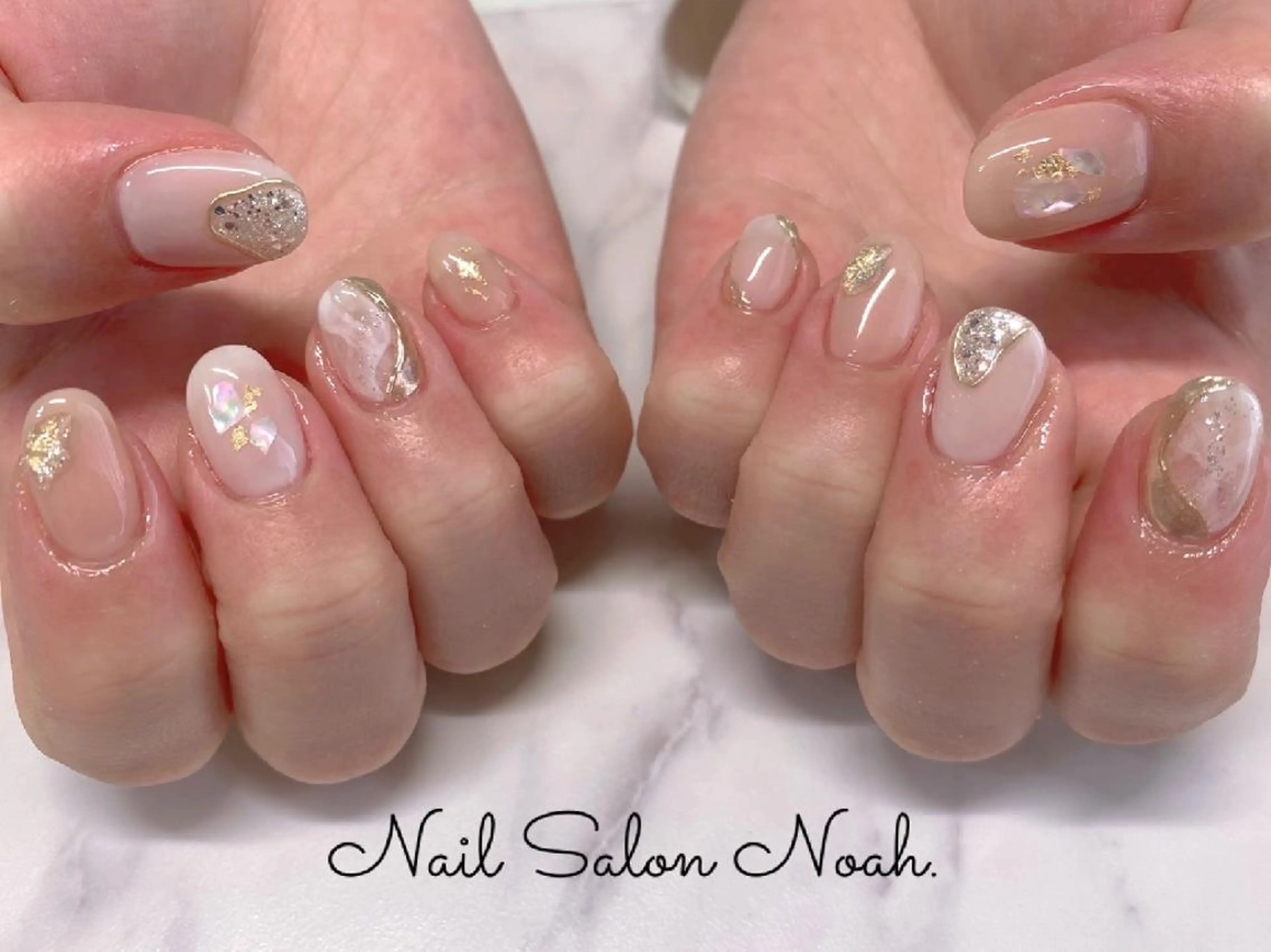 ネイル 持ち込み ハンドネイル Nail Salon Noah.のネイルデザイン