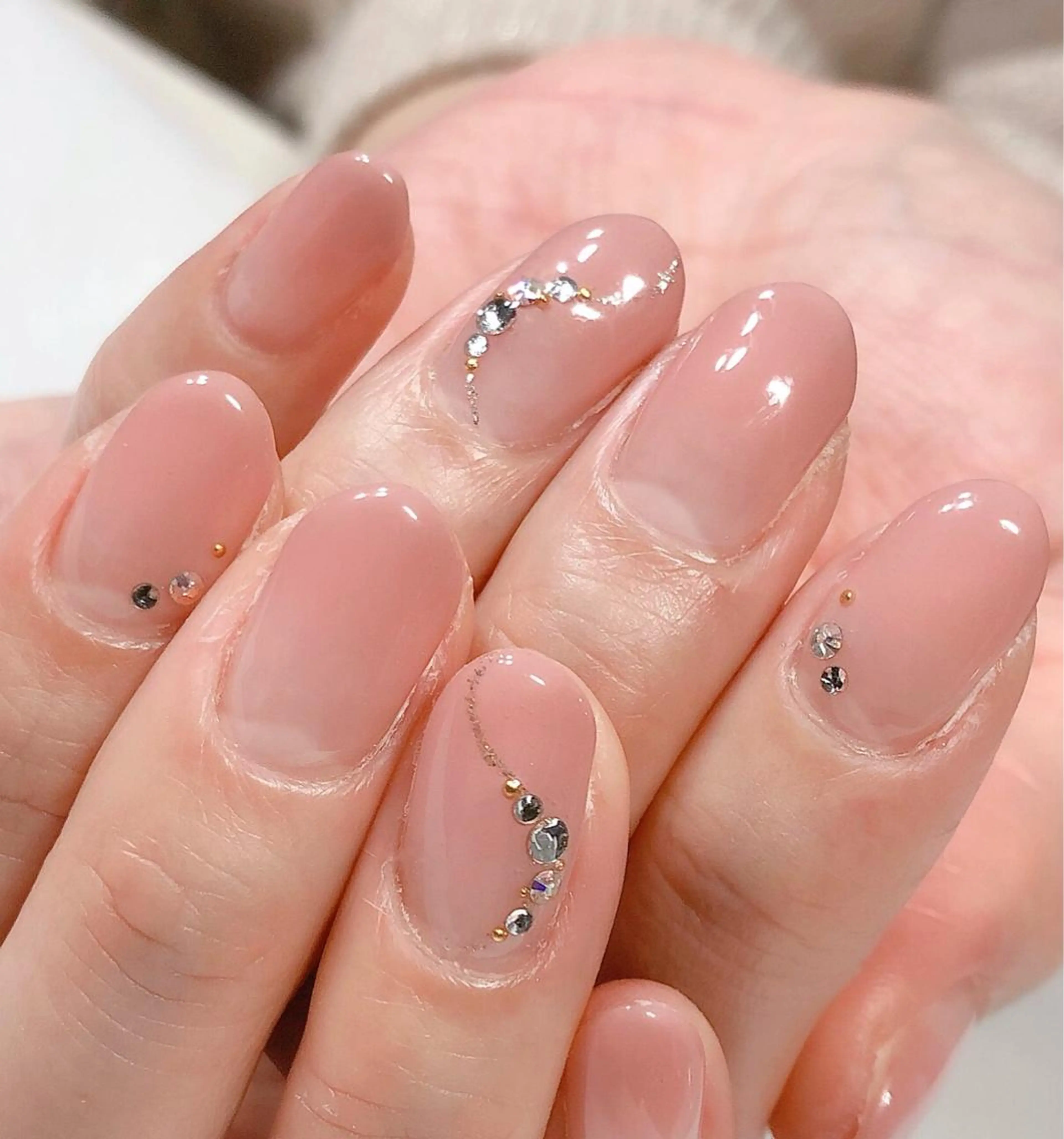 ネイル ジェルネイル シンプルネイル 東 千夏のネイルデザイン