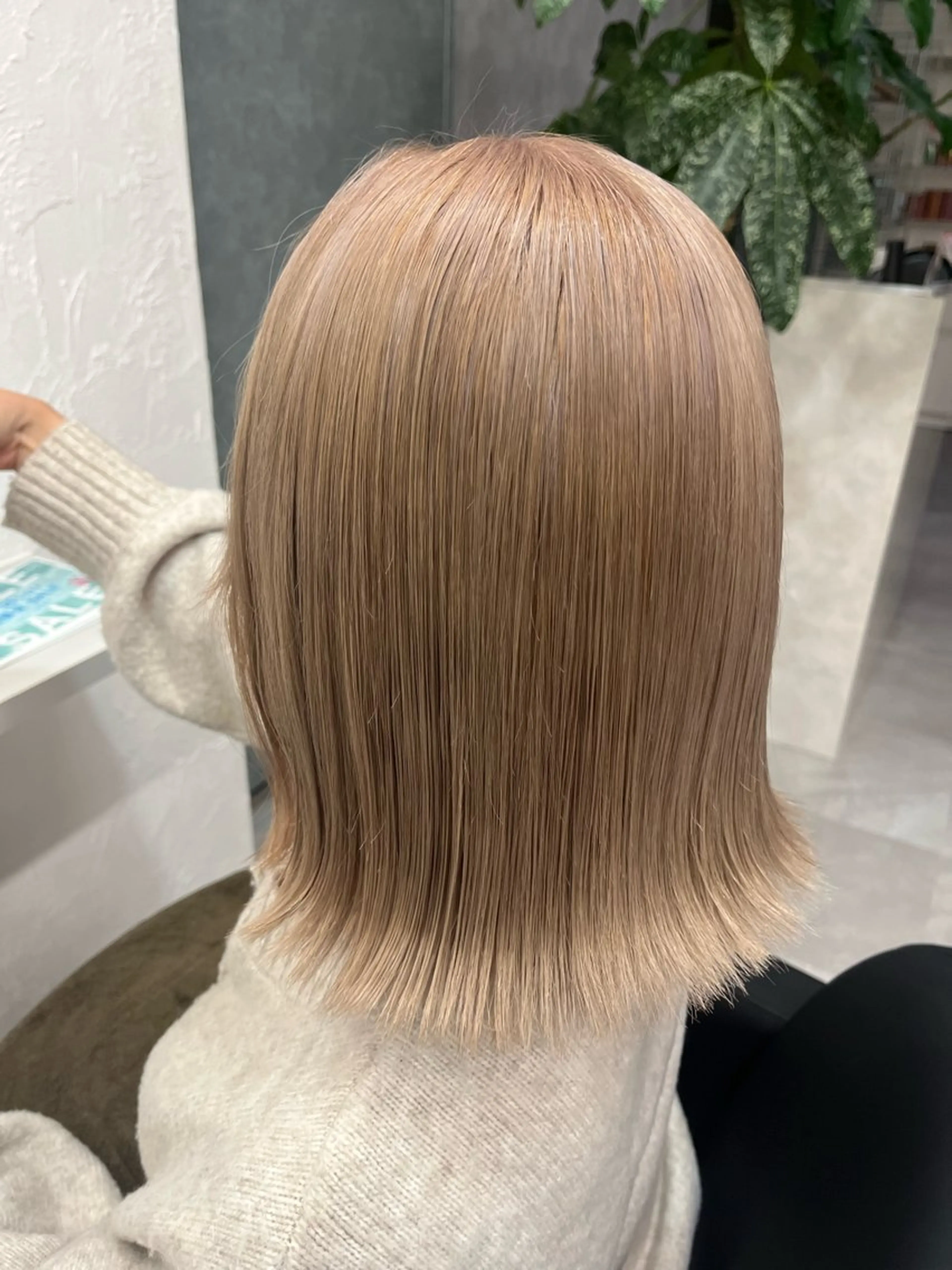 ミディアム カラー ブリーチ 💛【Dico】 ayuna💛のヘアスタイル