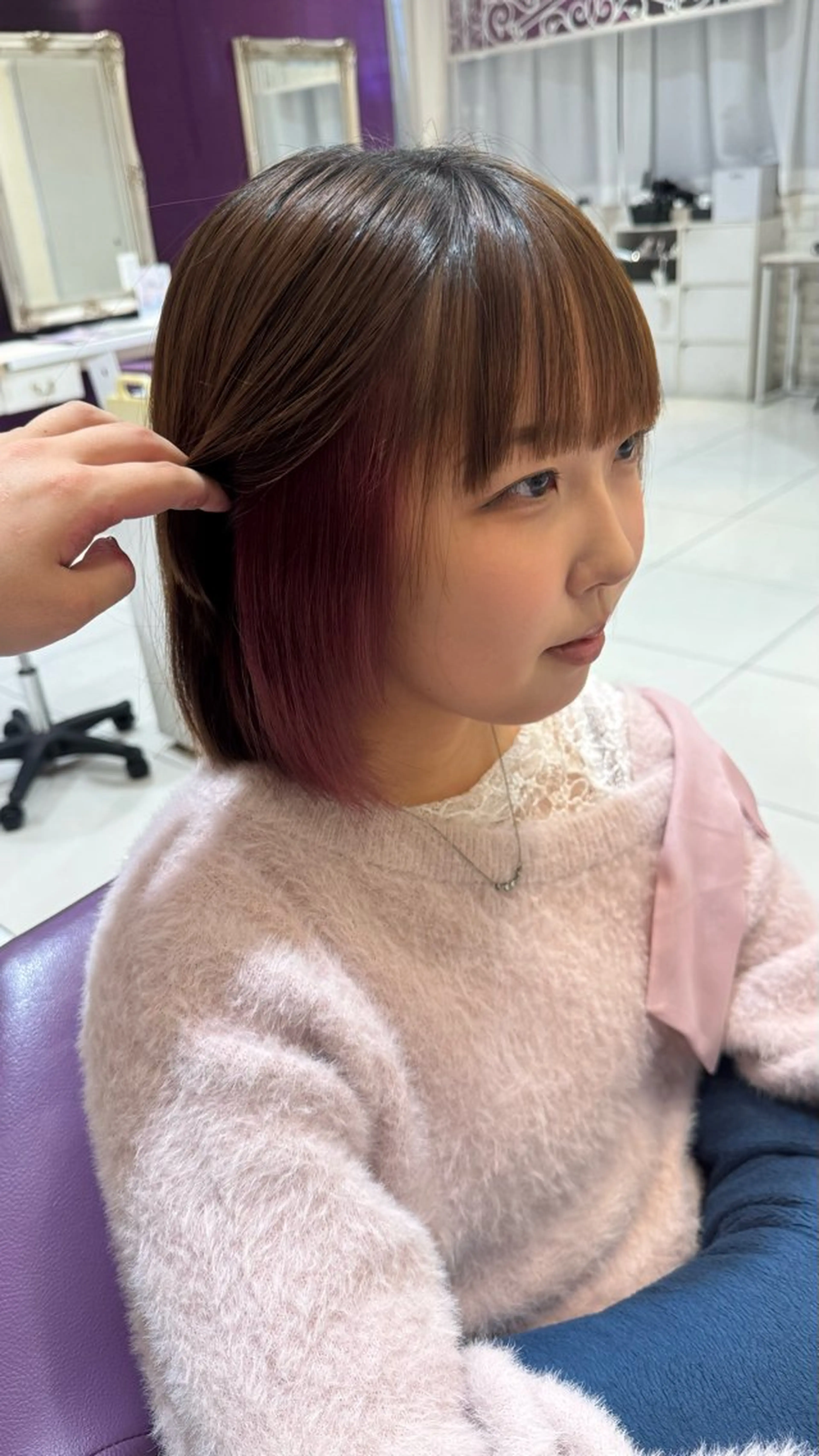 カラー Happiness: 大前紗弥🎀.⋆のヘアスタイル