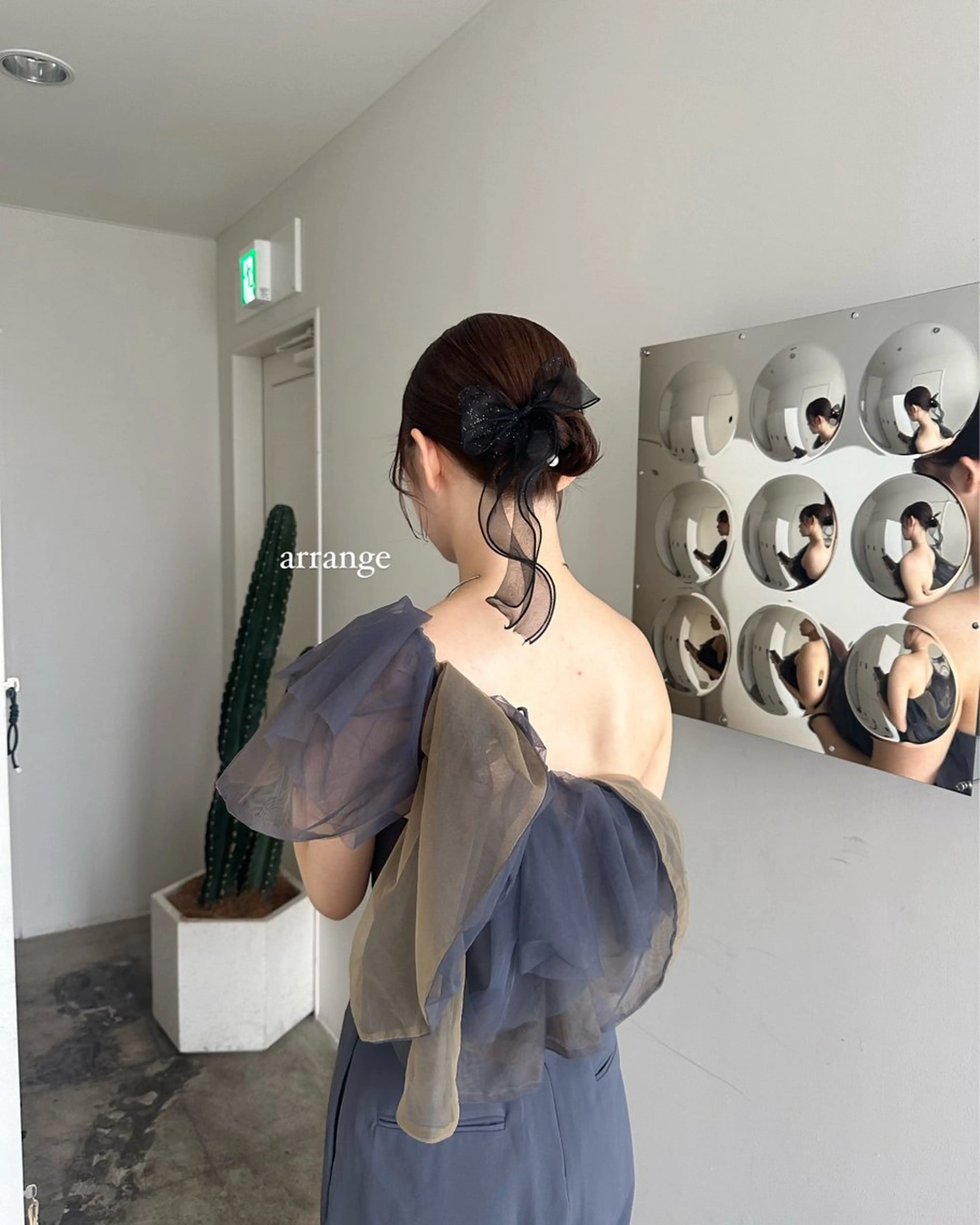 ヘアセット 透明感カラー/顔周り レイヤー/髪質改善のヘアスタイル