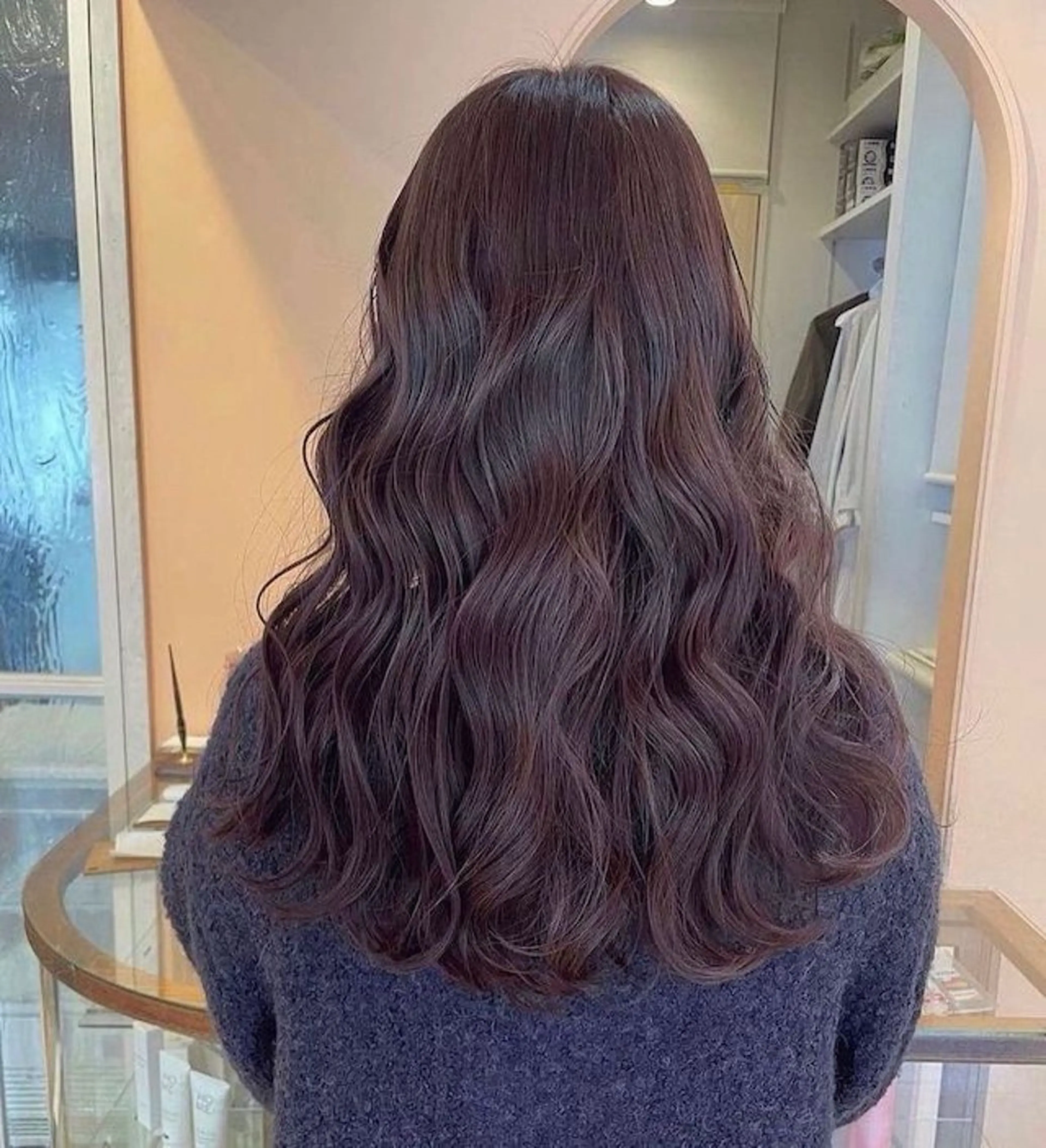 ロング カット ヘアカラー トリートメント ☁️透明感カラー× レイヤー ☁️ノアのヘアスタイル