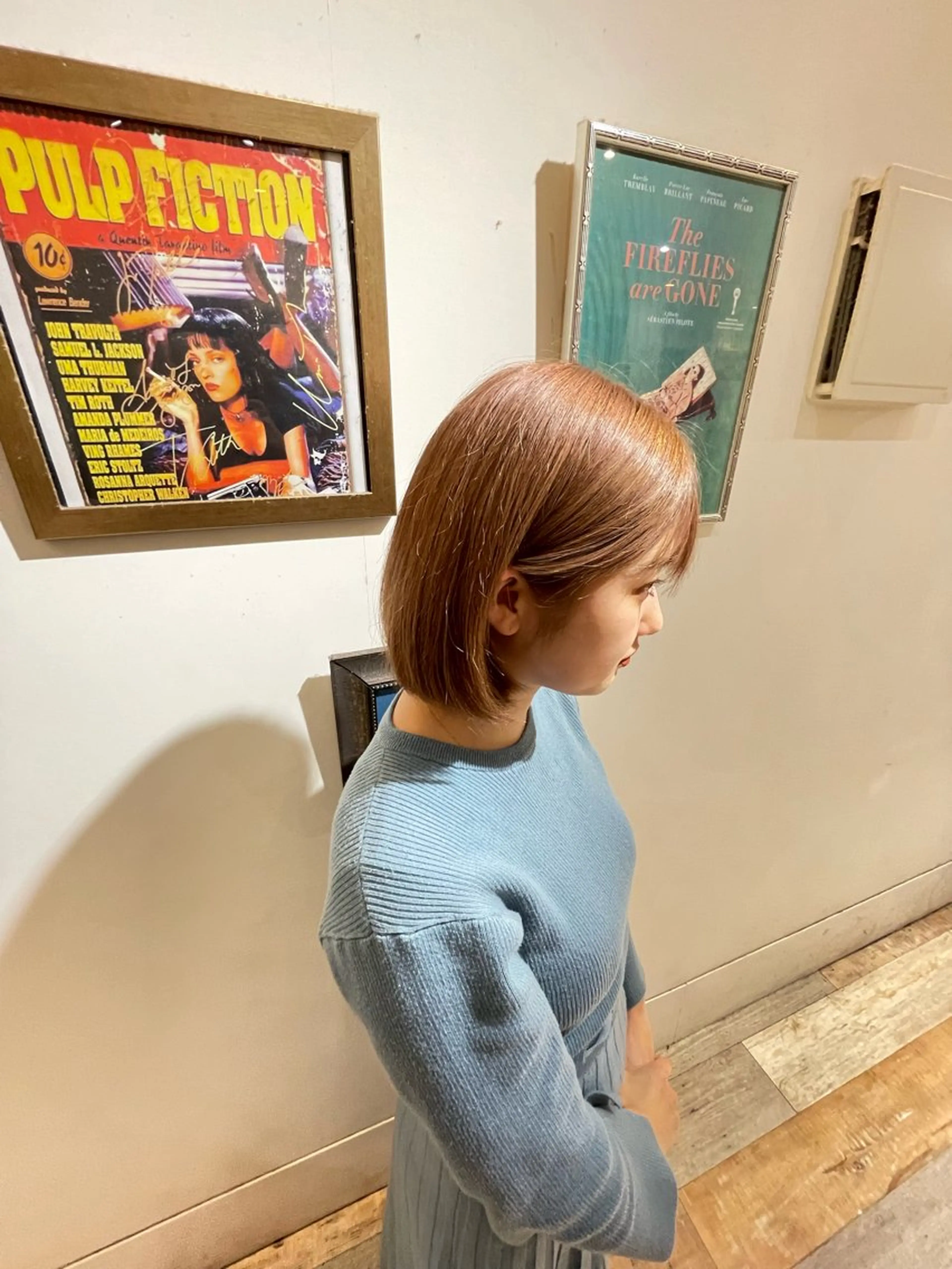 カラー ブリーチなしカラー 美髪矯正・清水天空のヘアスタイル