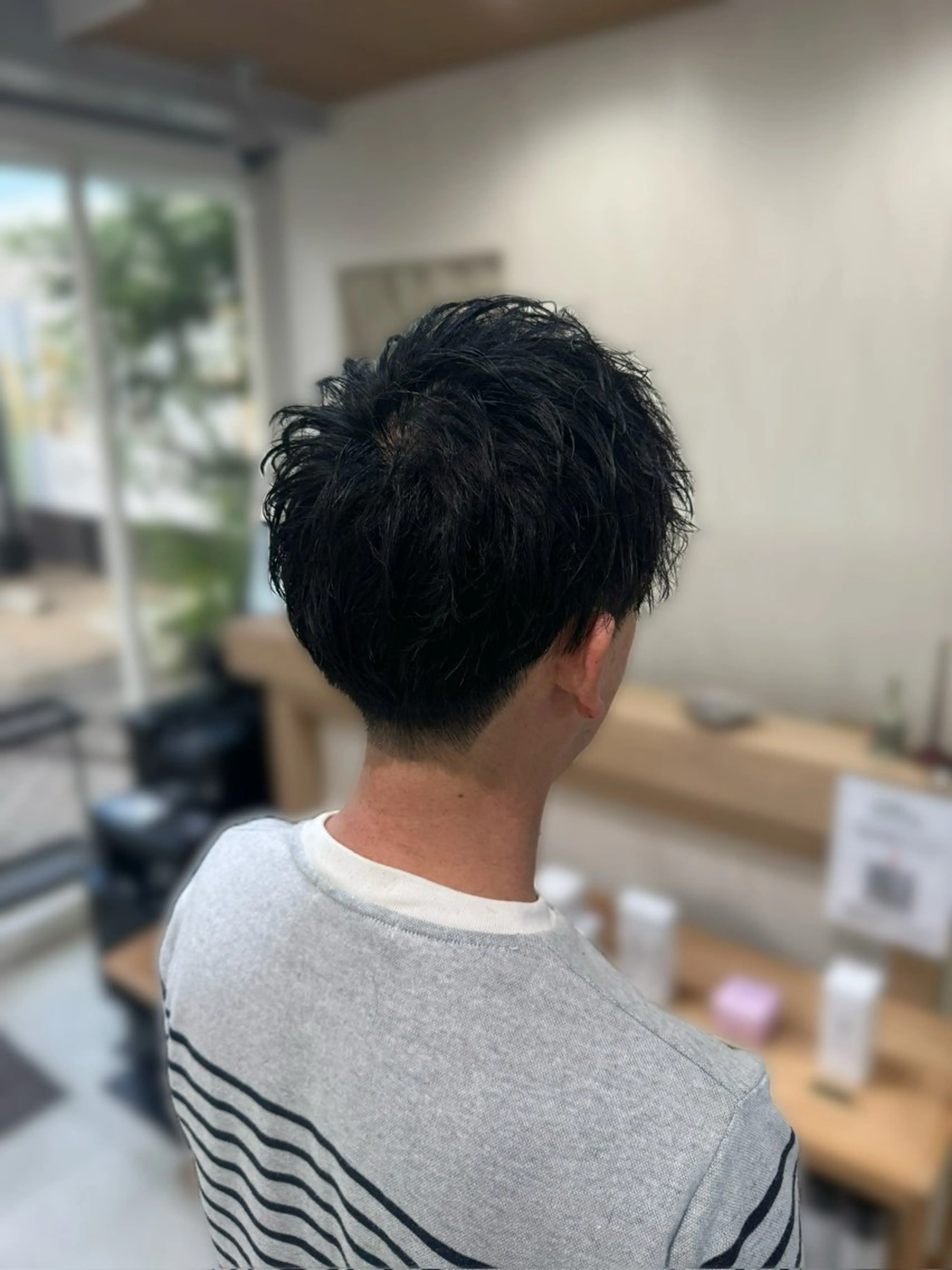 パーマ メンズ 藤田 紋芽 Jr.stylistのヘアスタイル