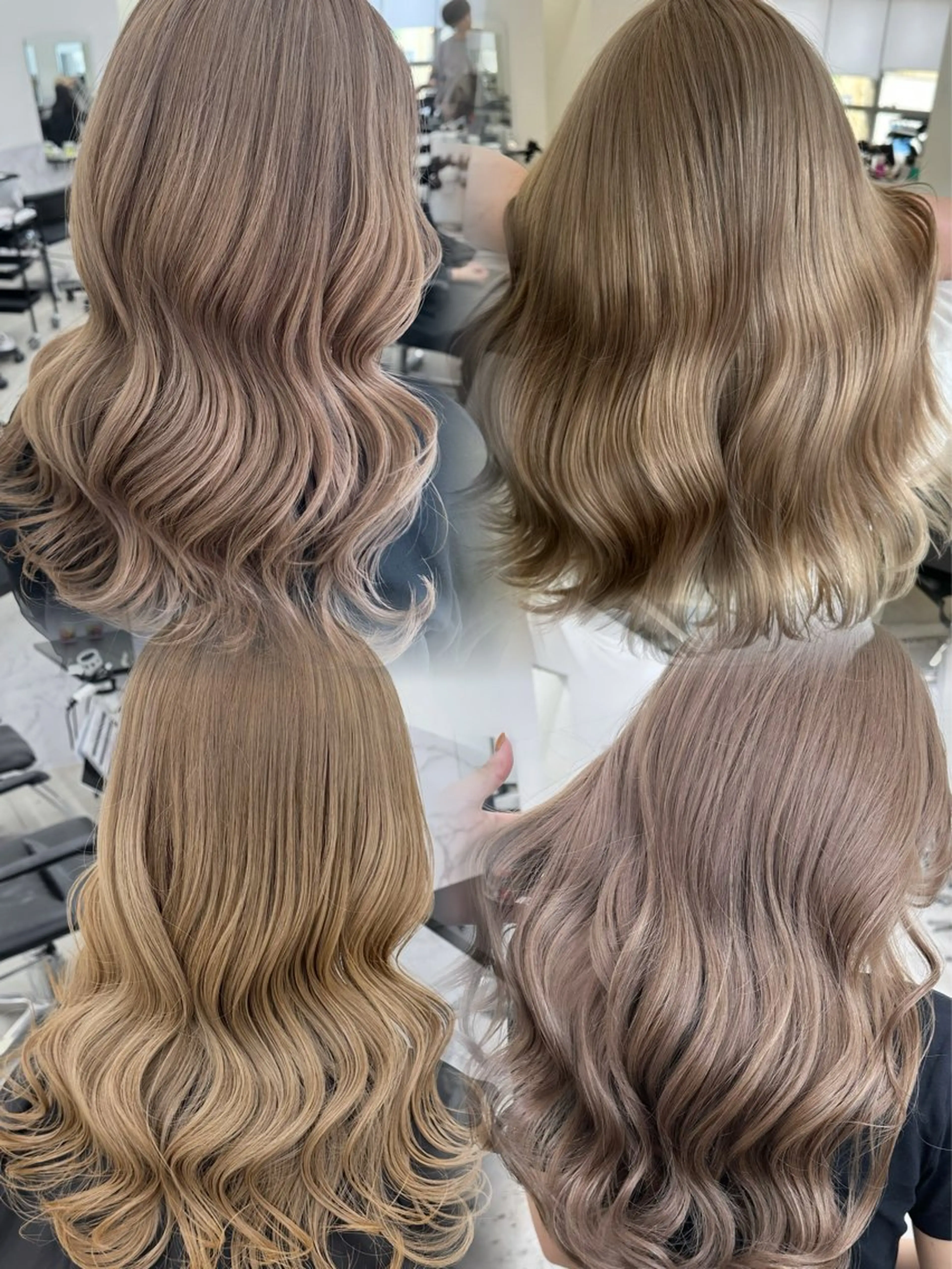 ロング カラー ヘアアレンジ ベージュカラー ブリーチ 抜きっぱなしブロンド ブロンド ブラウンカラー ヘアカラー 原宿ハイトーンカラー 🌼みるい🌼のヘアスタイル