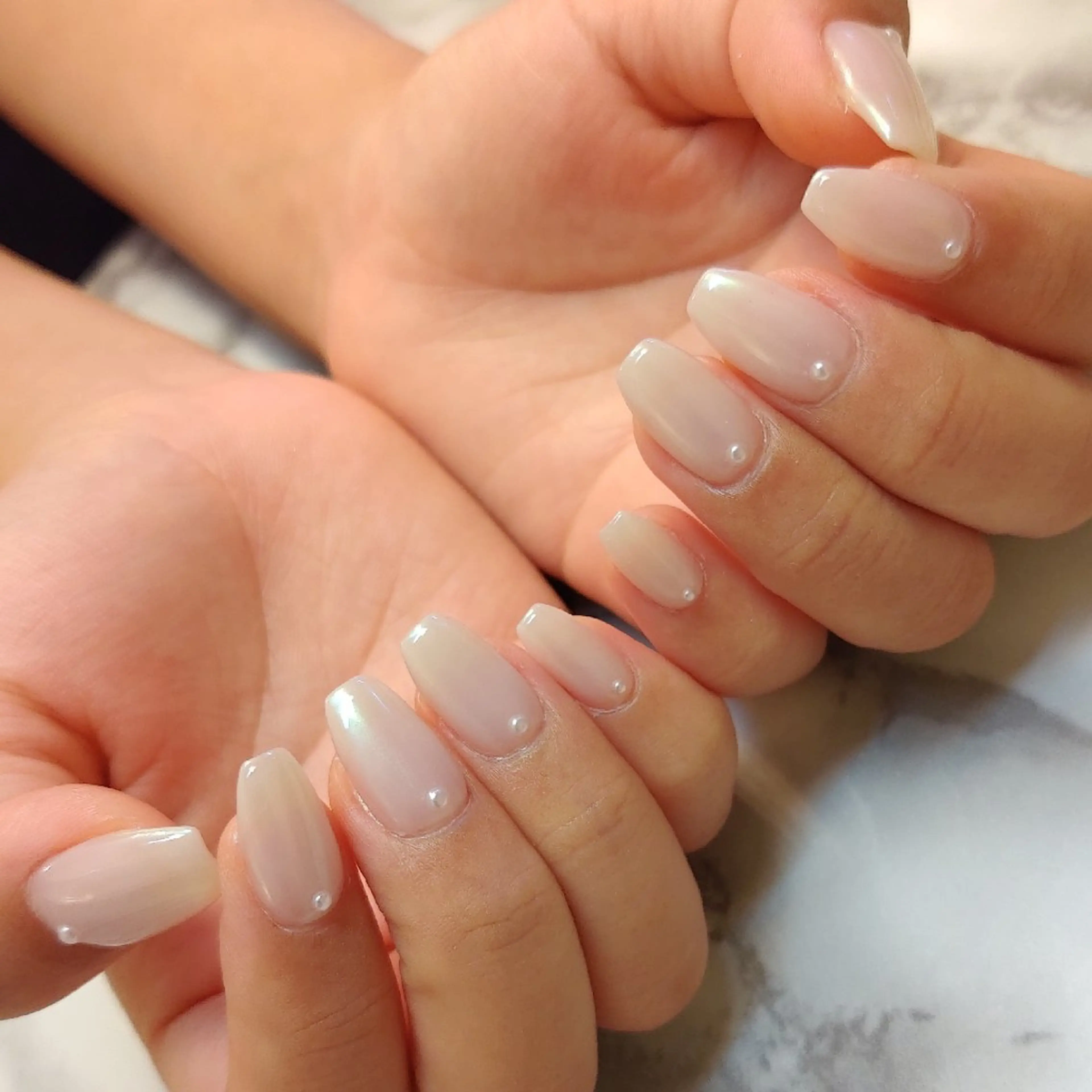 ネイル オーロラネイル ジェヌインネイル 河内のネイルデザイン