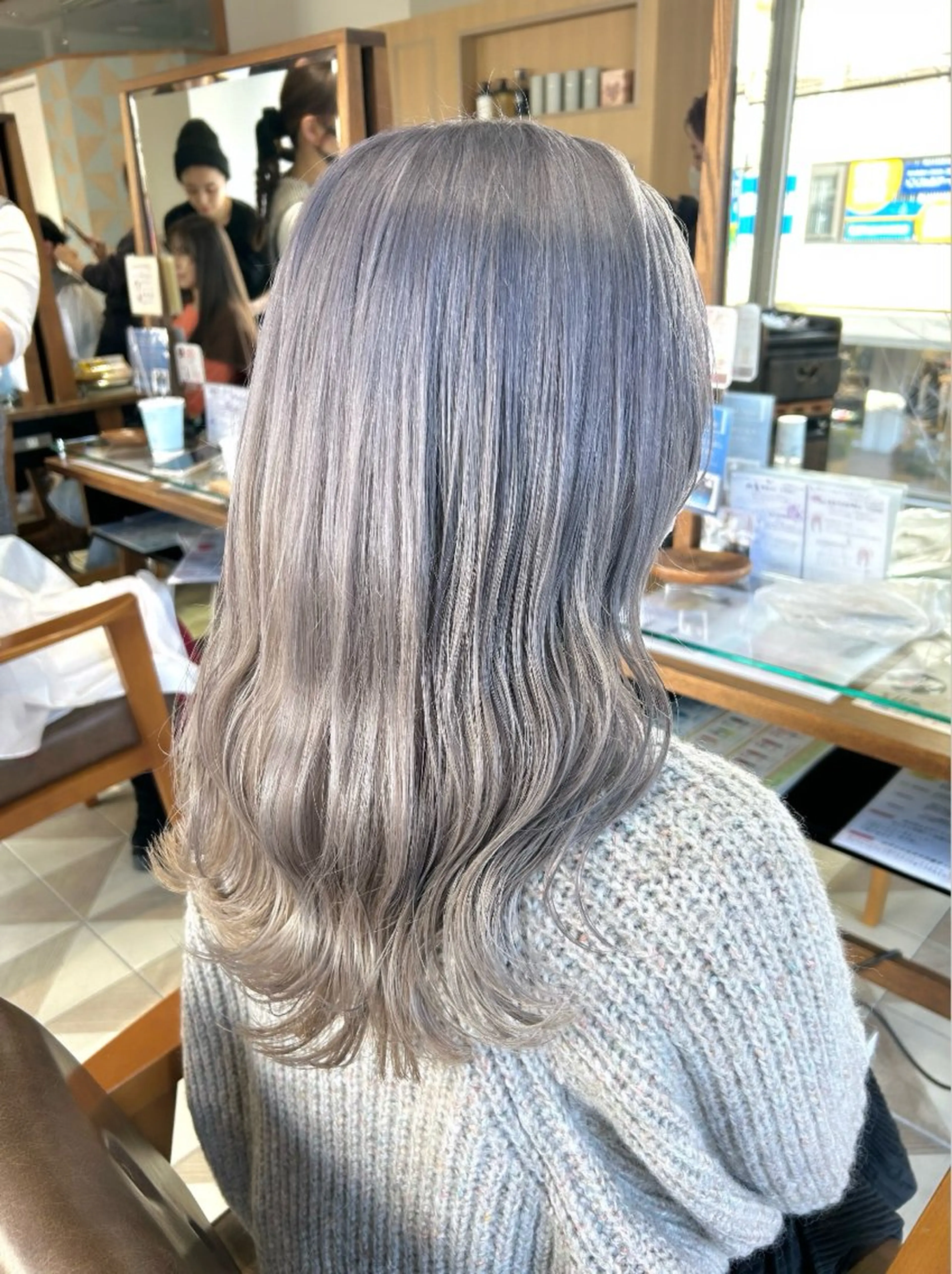 ロング カラー ヘアアレンジ 吉水 彩乃 /ボブ/艶感カラーのヘアスタイル