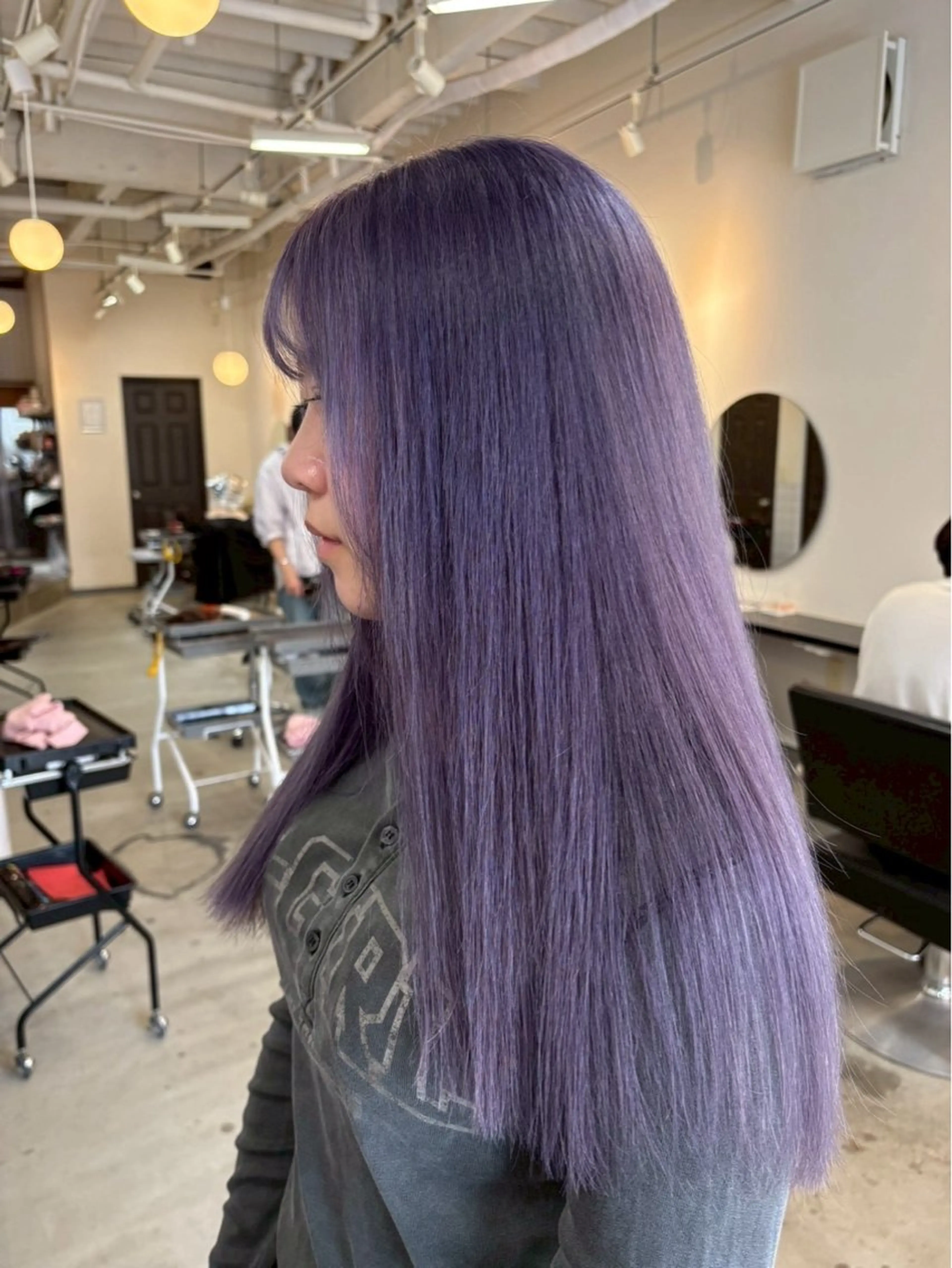 ミディアム ヘアカラー ♪ハイトーン♪津田沼 ♥︎HIYORI♥︎のヘアスタイル