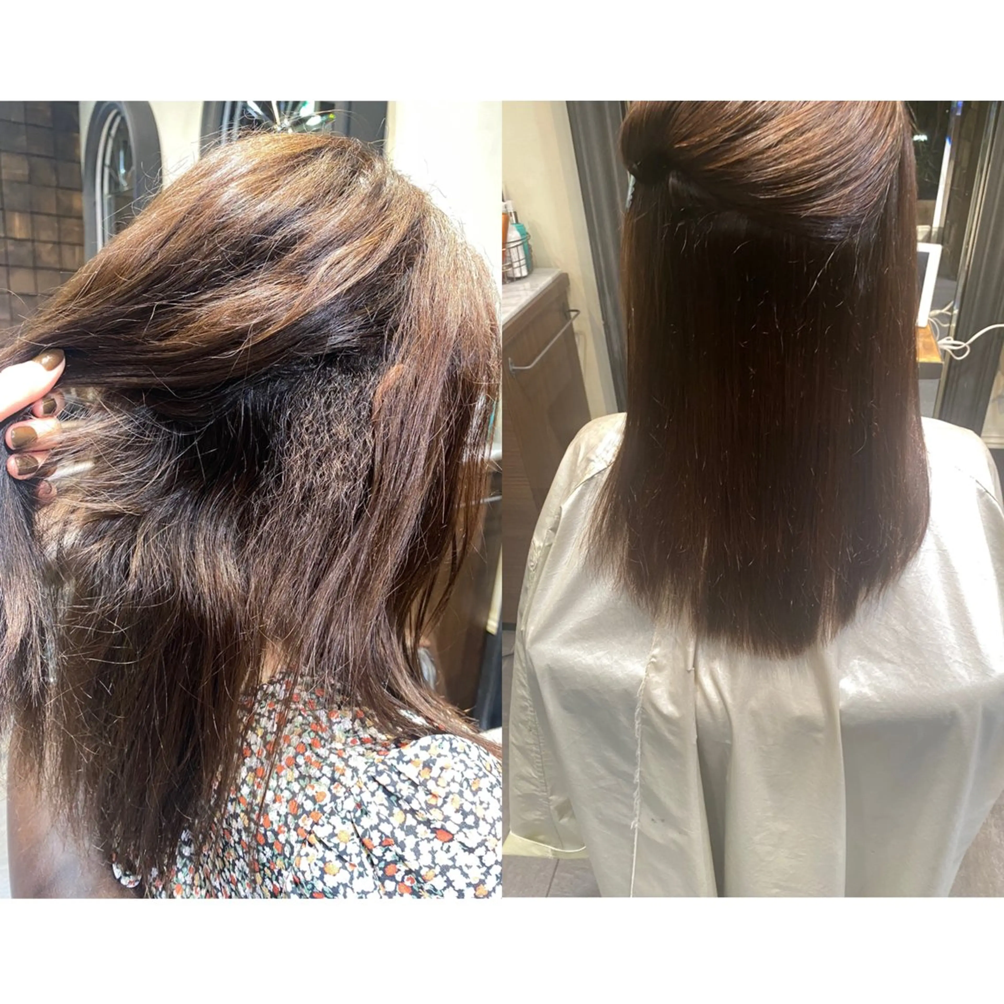 セミロング カット 縮毛矯正 銀座/MINX 宇都 愛梨/似合わせカットのヘアスタイル