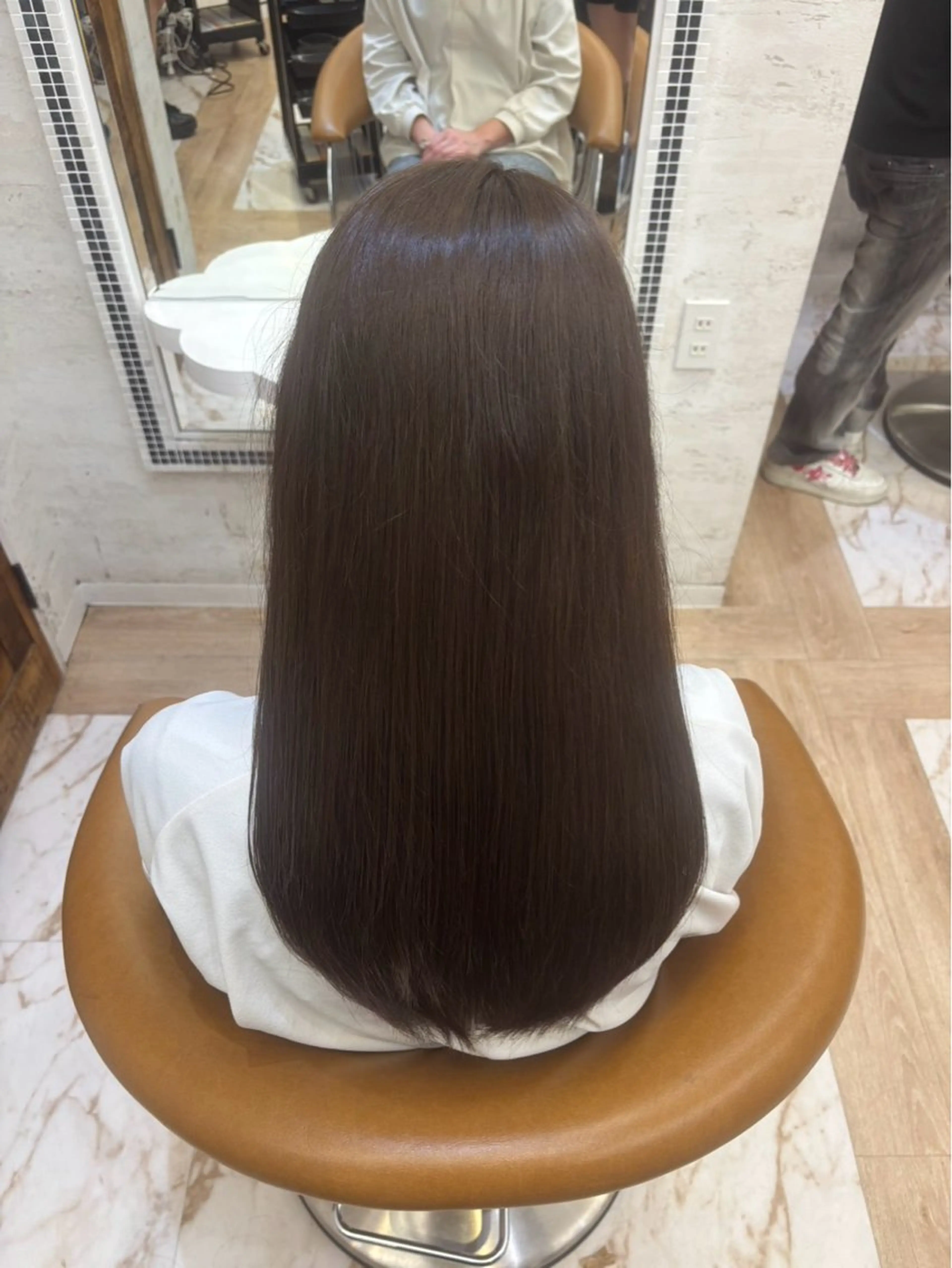 ✨透明感カラー＋1stepトリートメント付き🫧(ブリーチなし)の写真