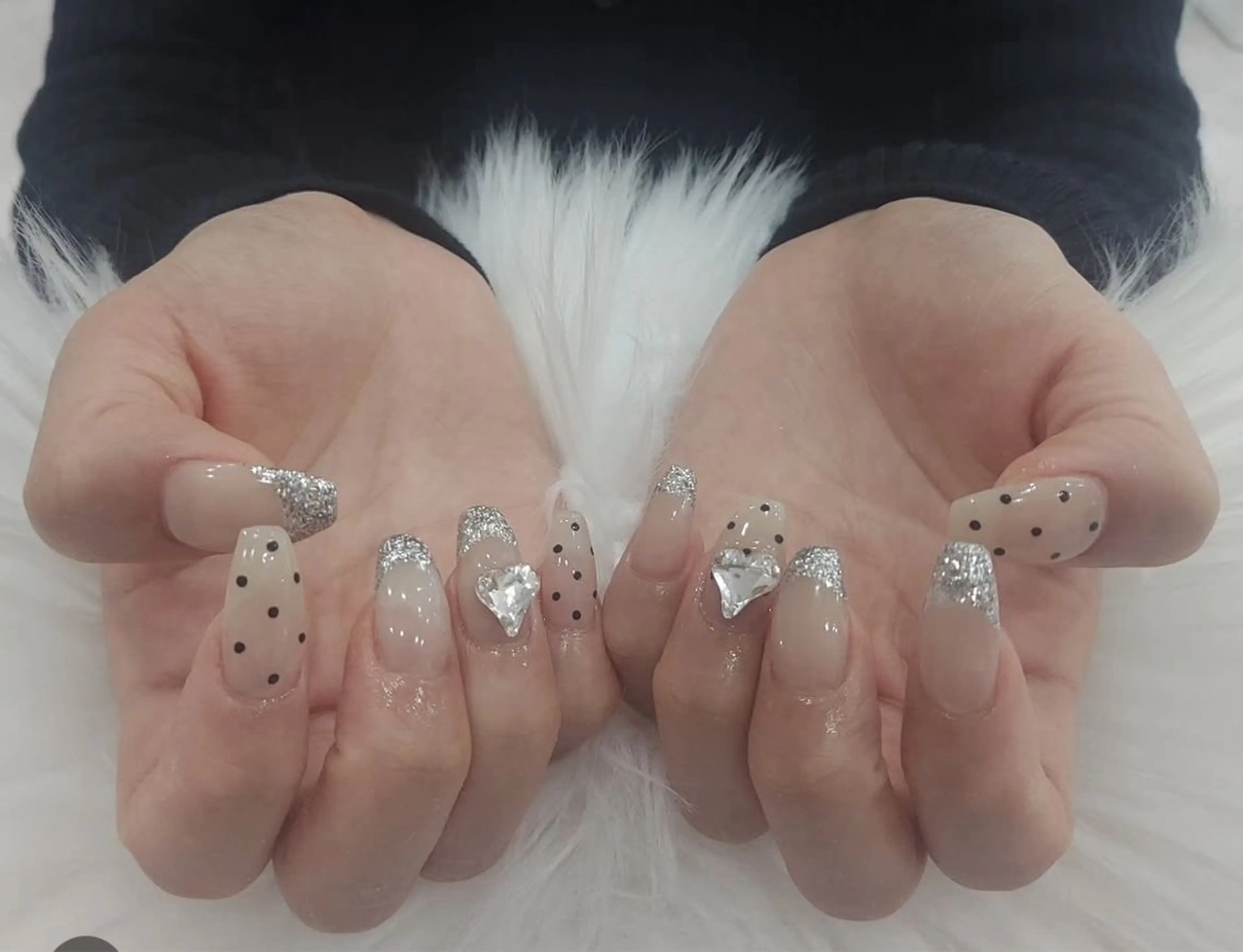 ネイル 長さ出し フットネイル ジェルネイル 韓国ネイル マグネットネイル #Amin nail salonのネイルデザイン