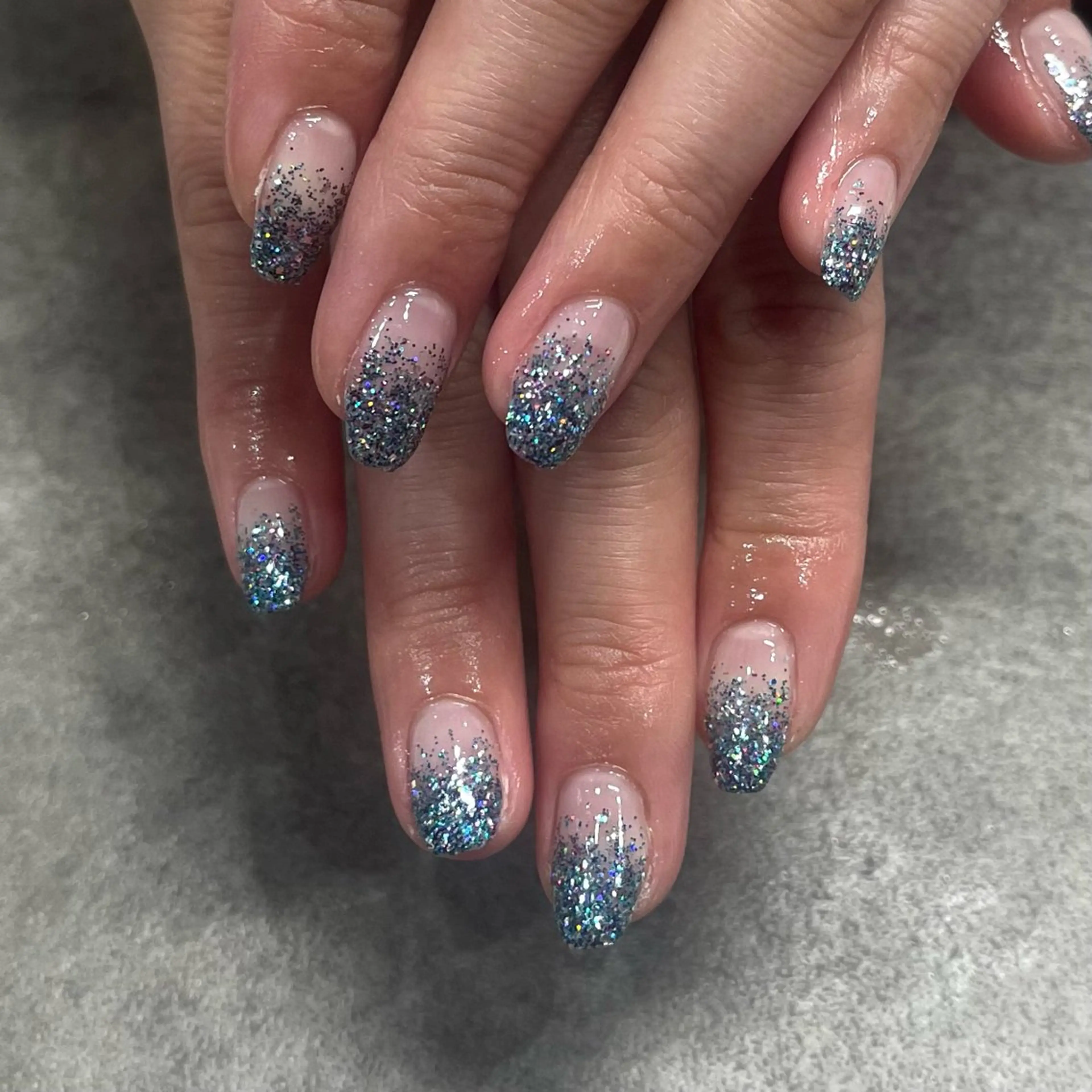 ネイル グラデーション ラメ(グリッター) ラメグラデーション すずき Batik大船店のネイルデザイン