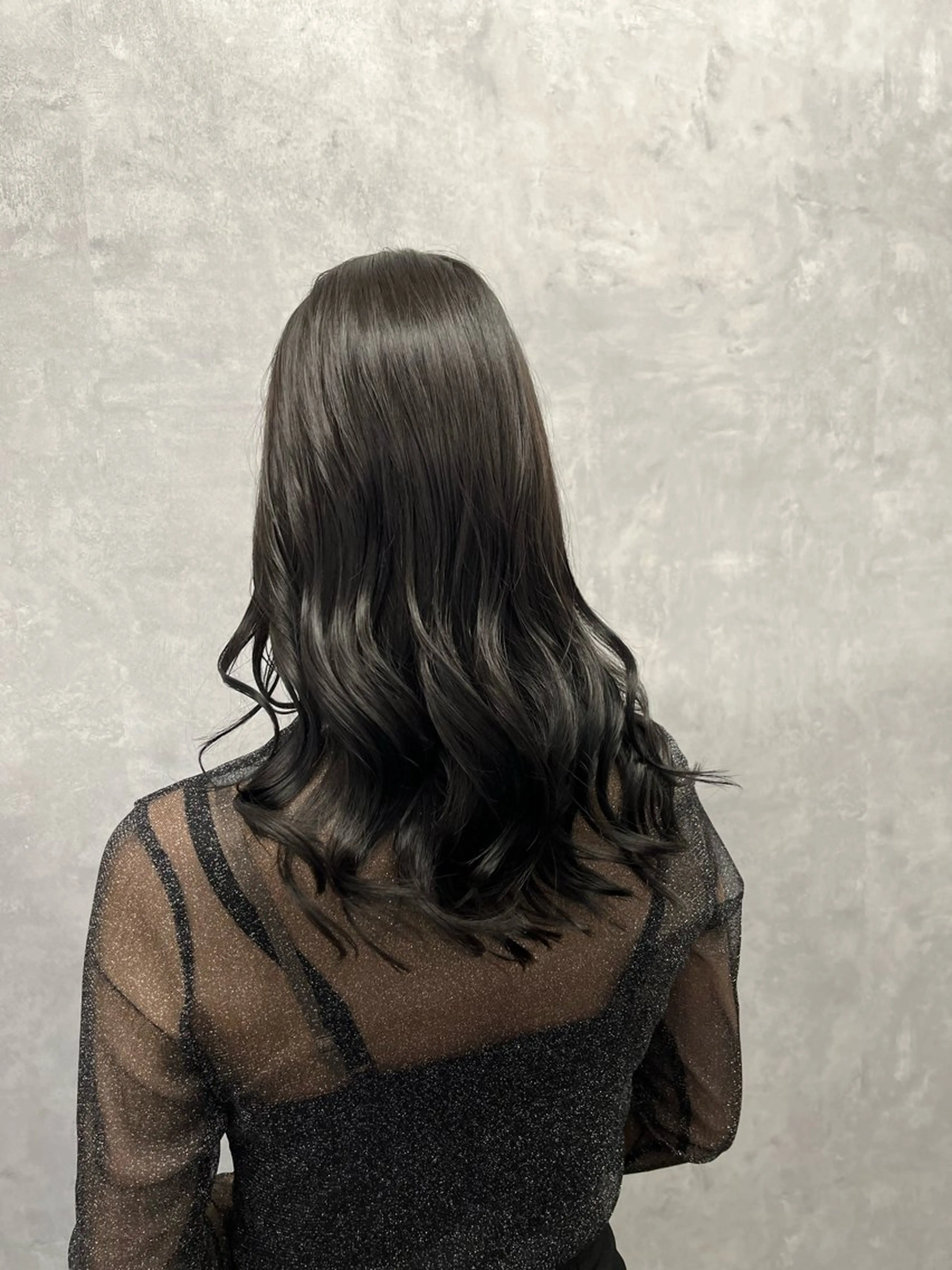 セミロング カラー yuri🌼 NUMBER 天王寺のヘアスタイル