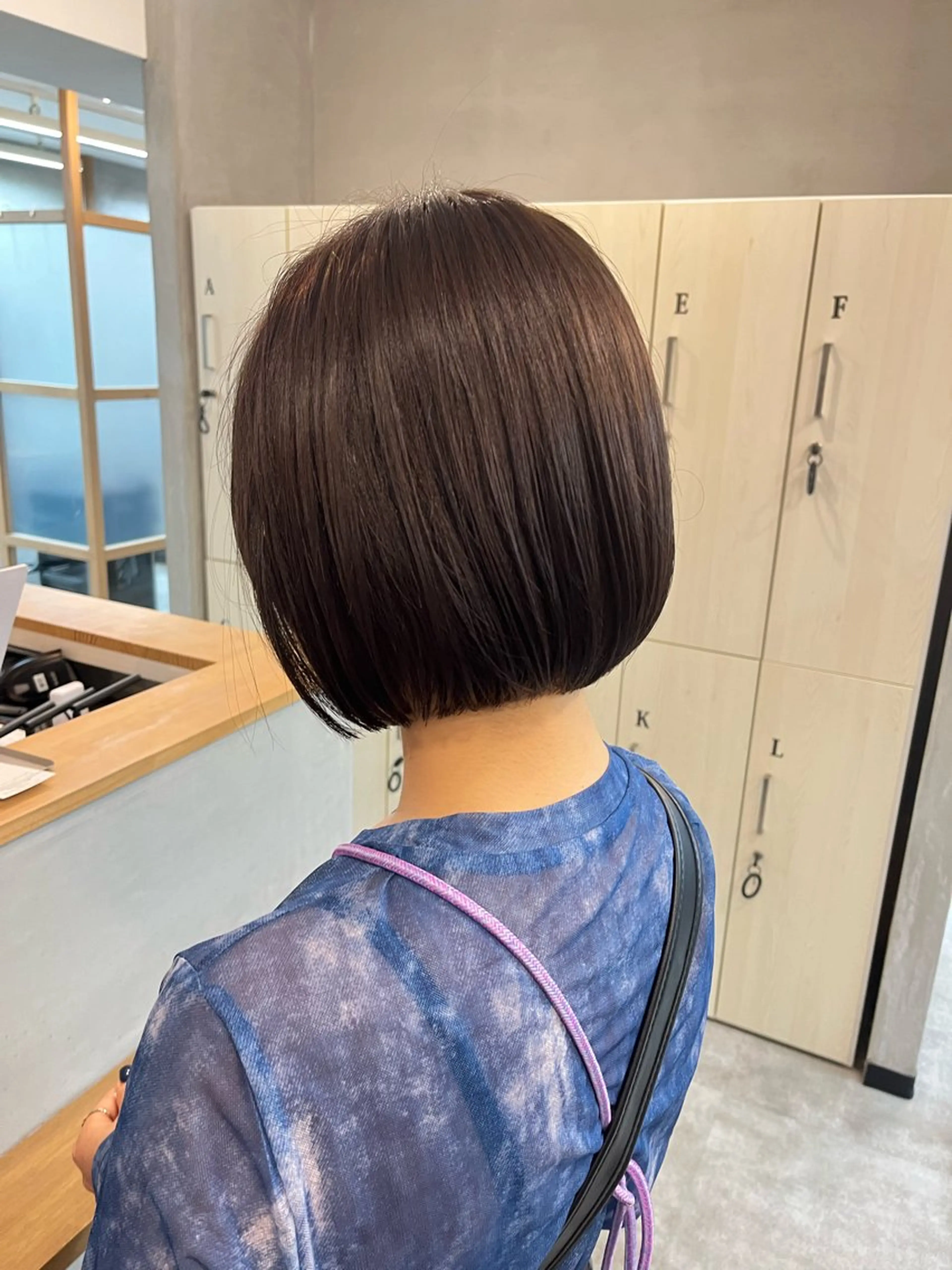 ショート カラー ボブ 小林 翔のヘアスタイル