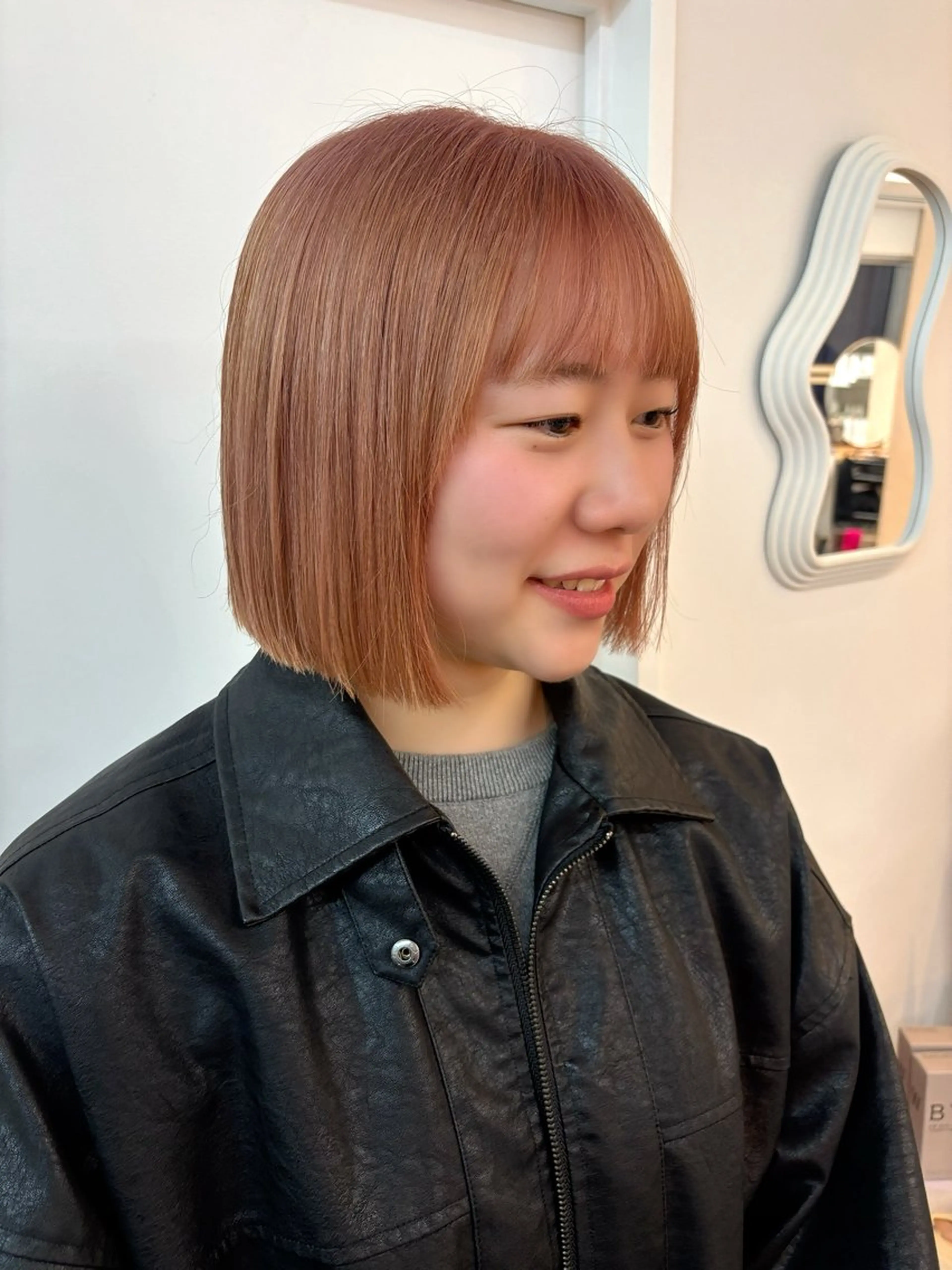 ショート カット ヘアカラー トリートメント 🍊暖色カラー /ボブ/kanonのヘアスタイル