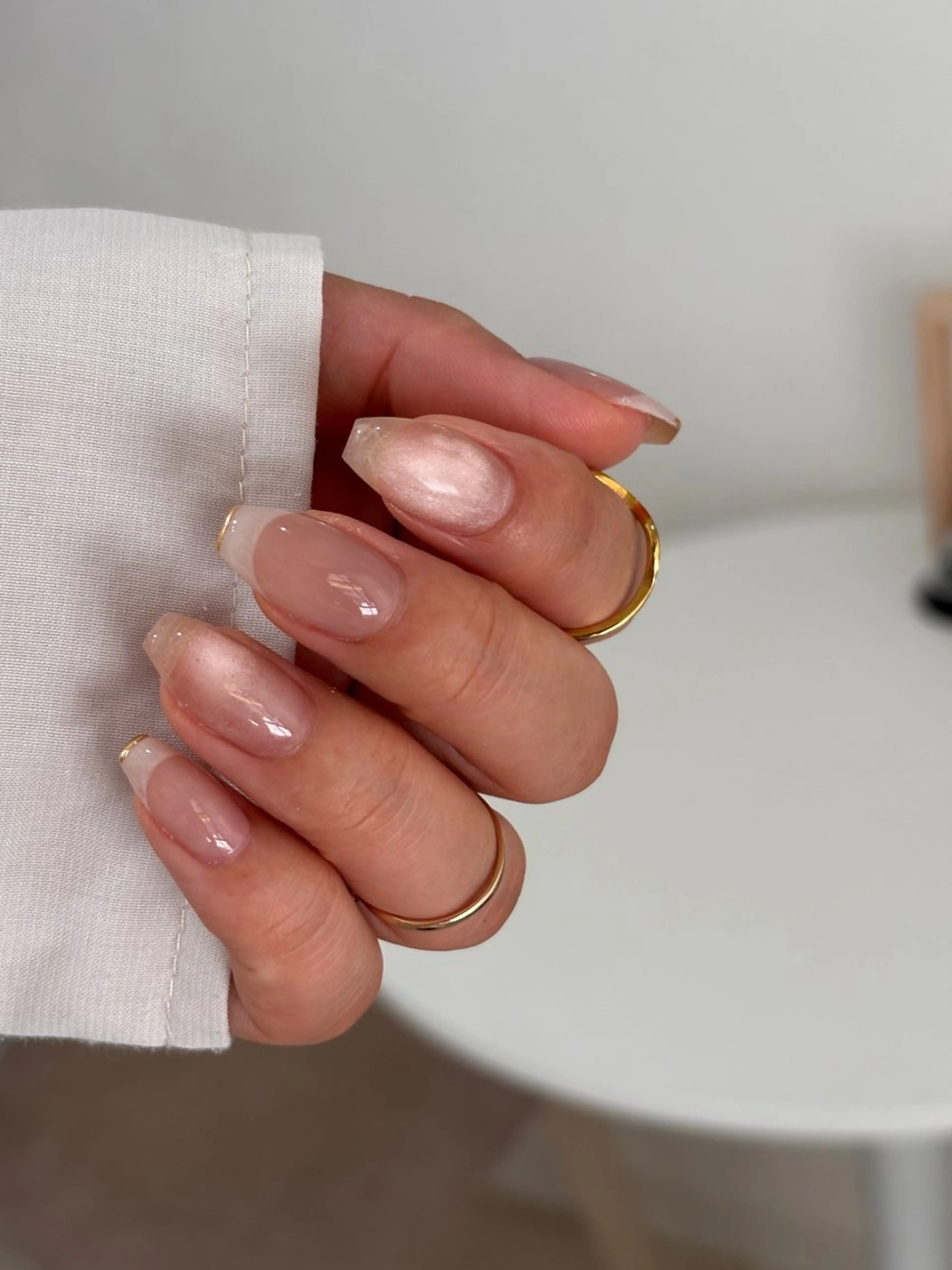 ネイル フレンチネイル 中川 ほののネイルデザイン