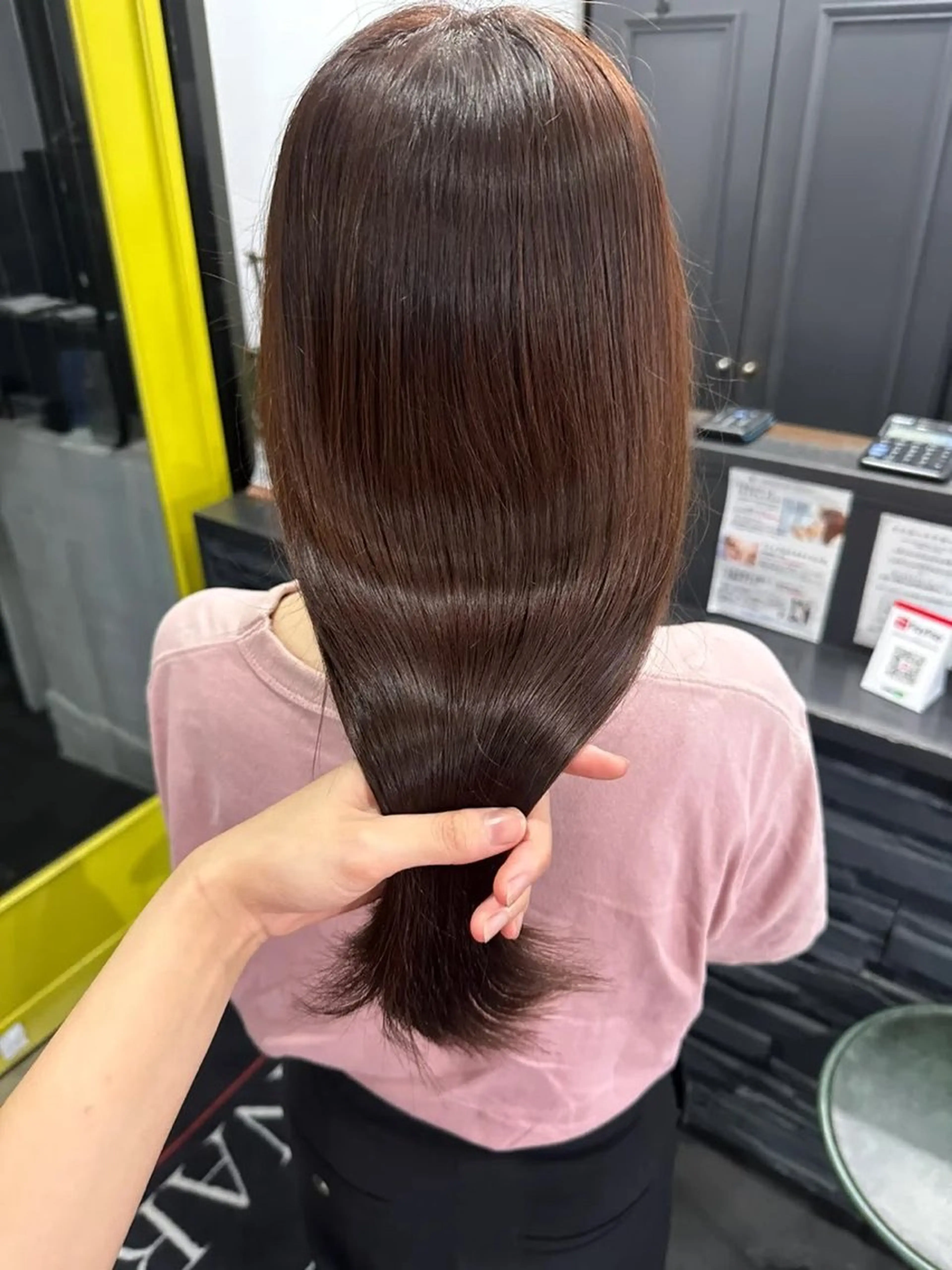ロング カラー 桒村 沙綾のヘアスタイル