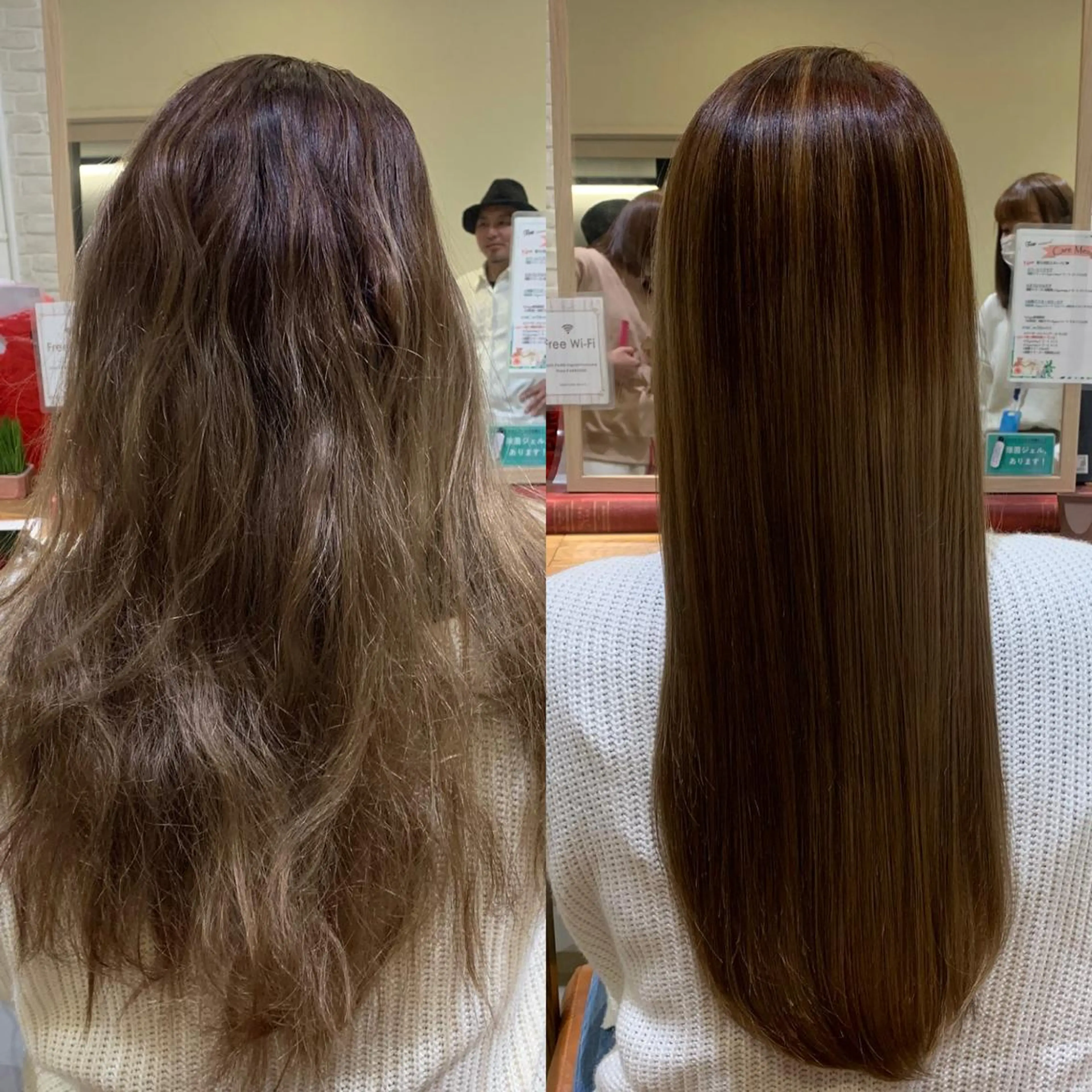 ロング 髪質改善 トリートメント 透明感カラー🌈 菊池 結衣のヘアスタイル