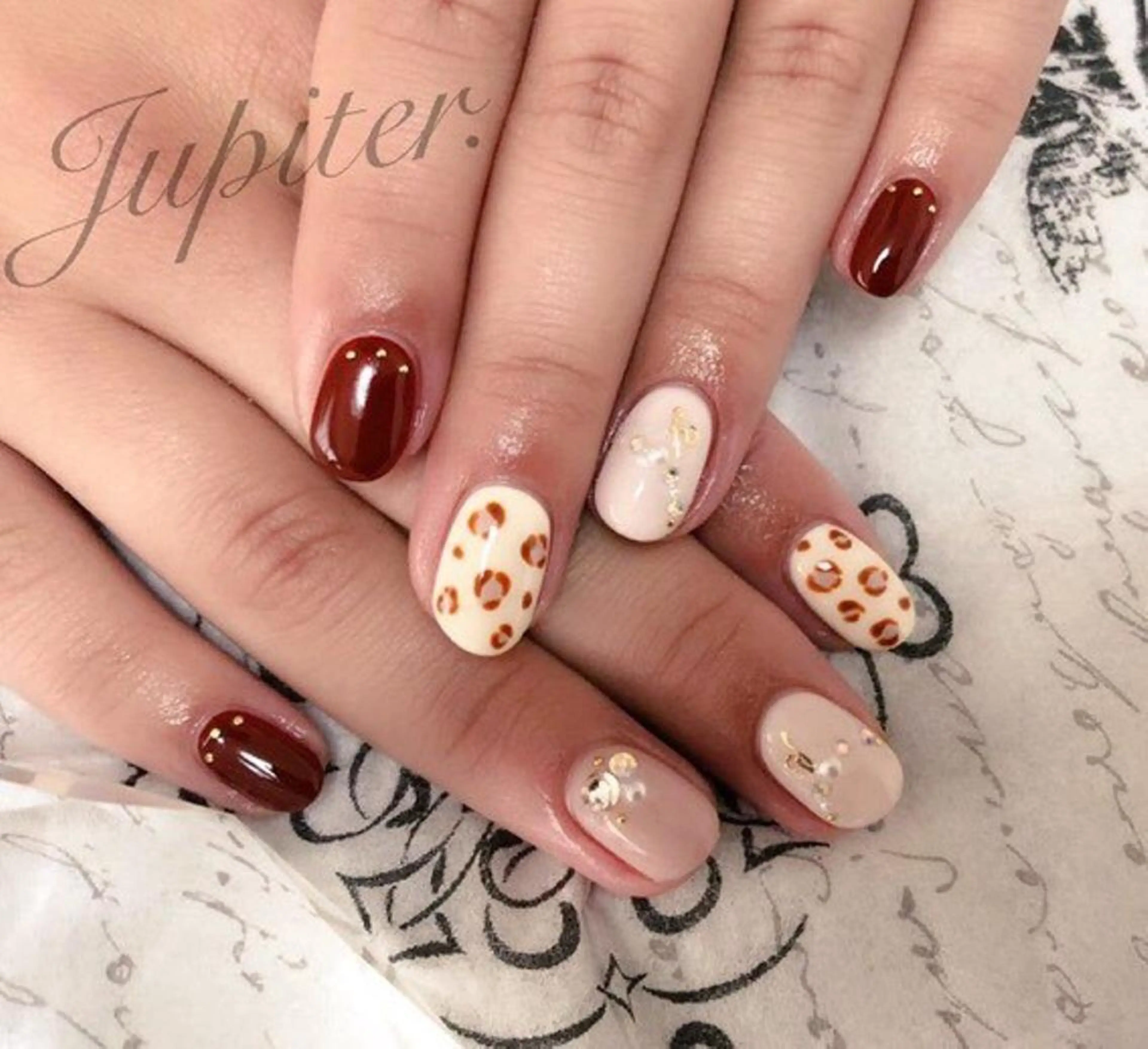 ネイル アニマル柄 ハンドネイル PrivateSalon Jupiter所属・Jupiter .のネイルデザイン