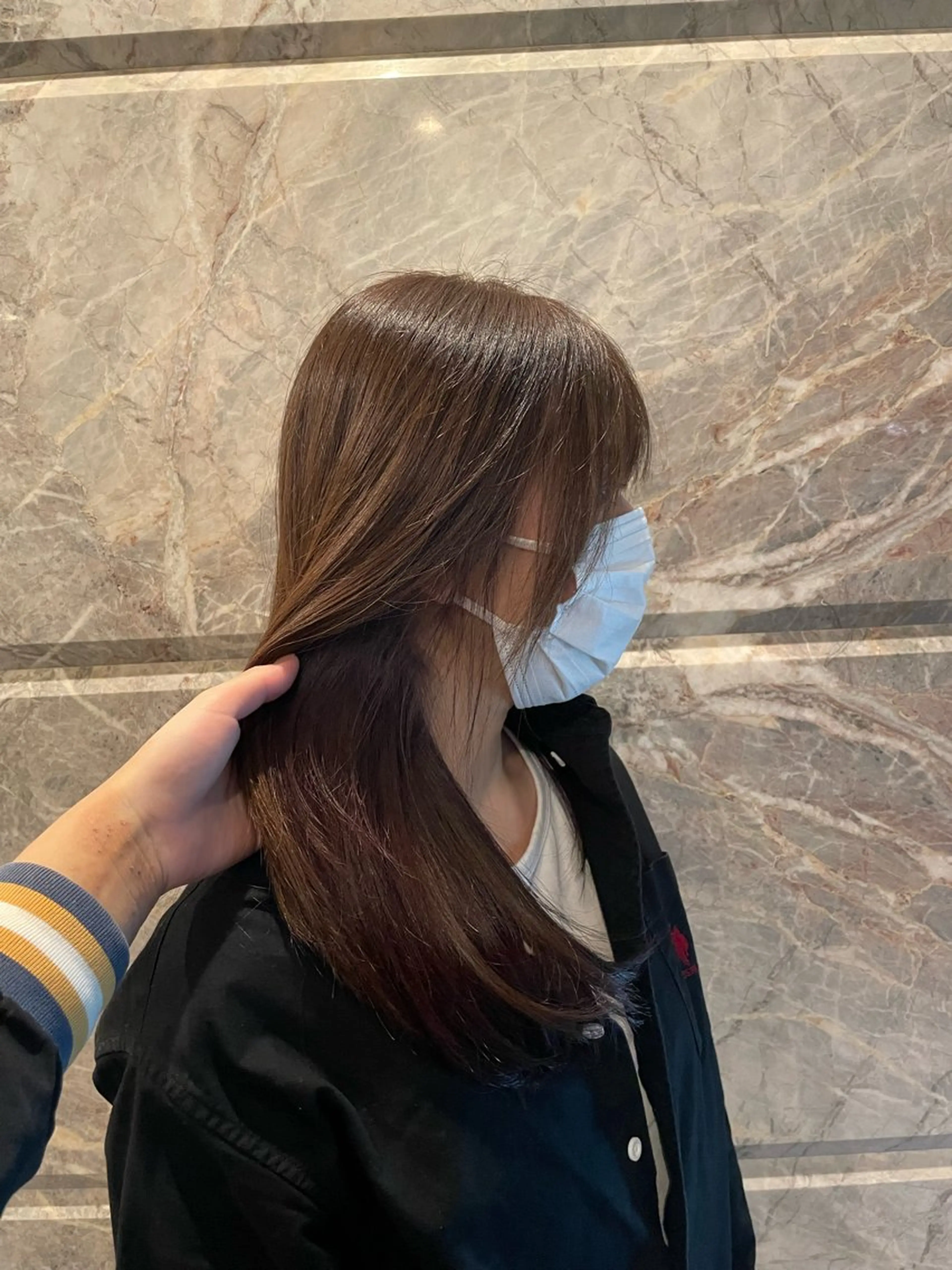 ロング フレアジェネラス所属・堀 綾花のヘアスタイル