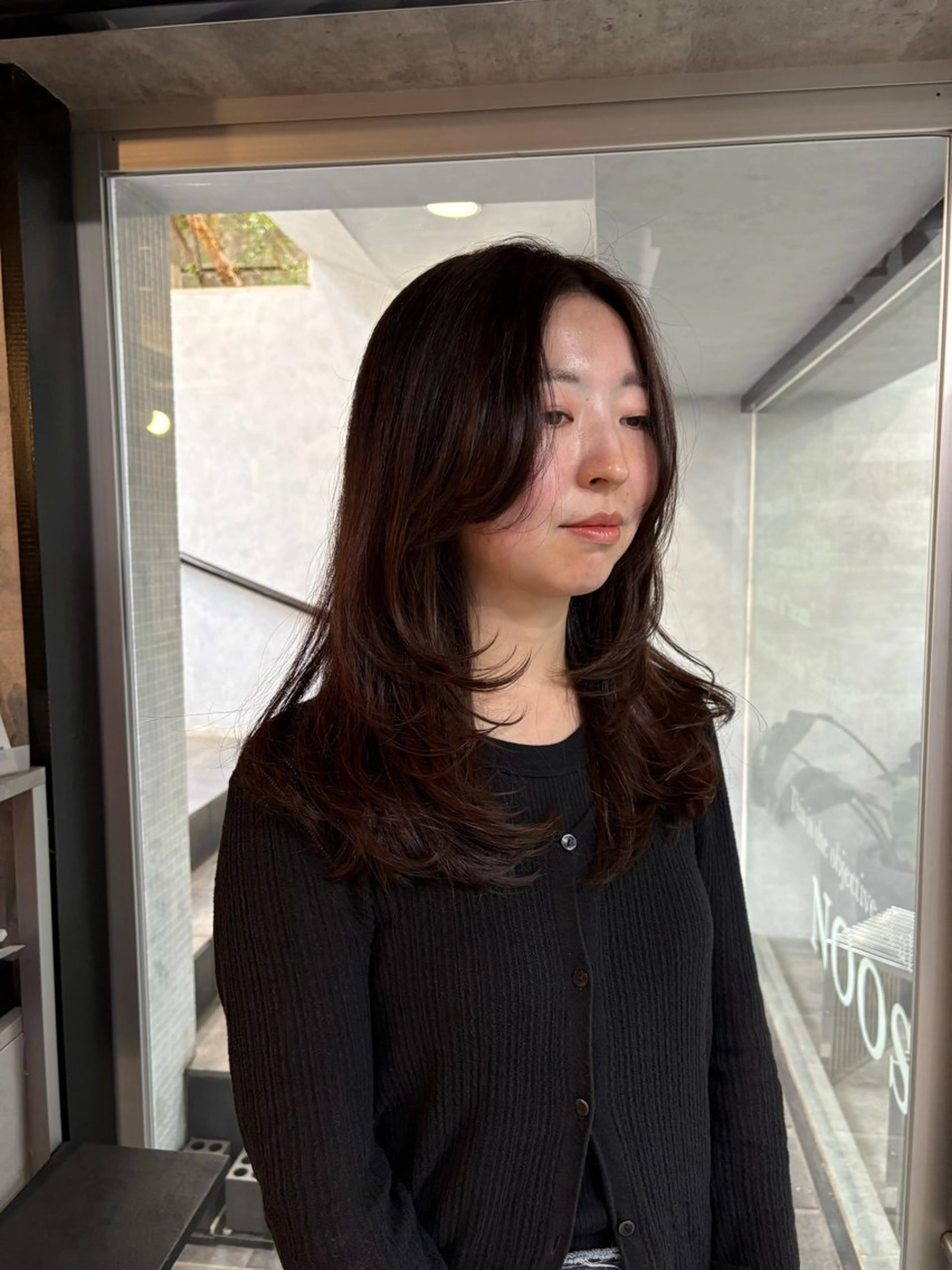 ロング レイヤーカット Riho 🥣🤍のヘアスタイル