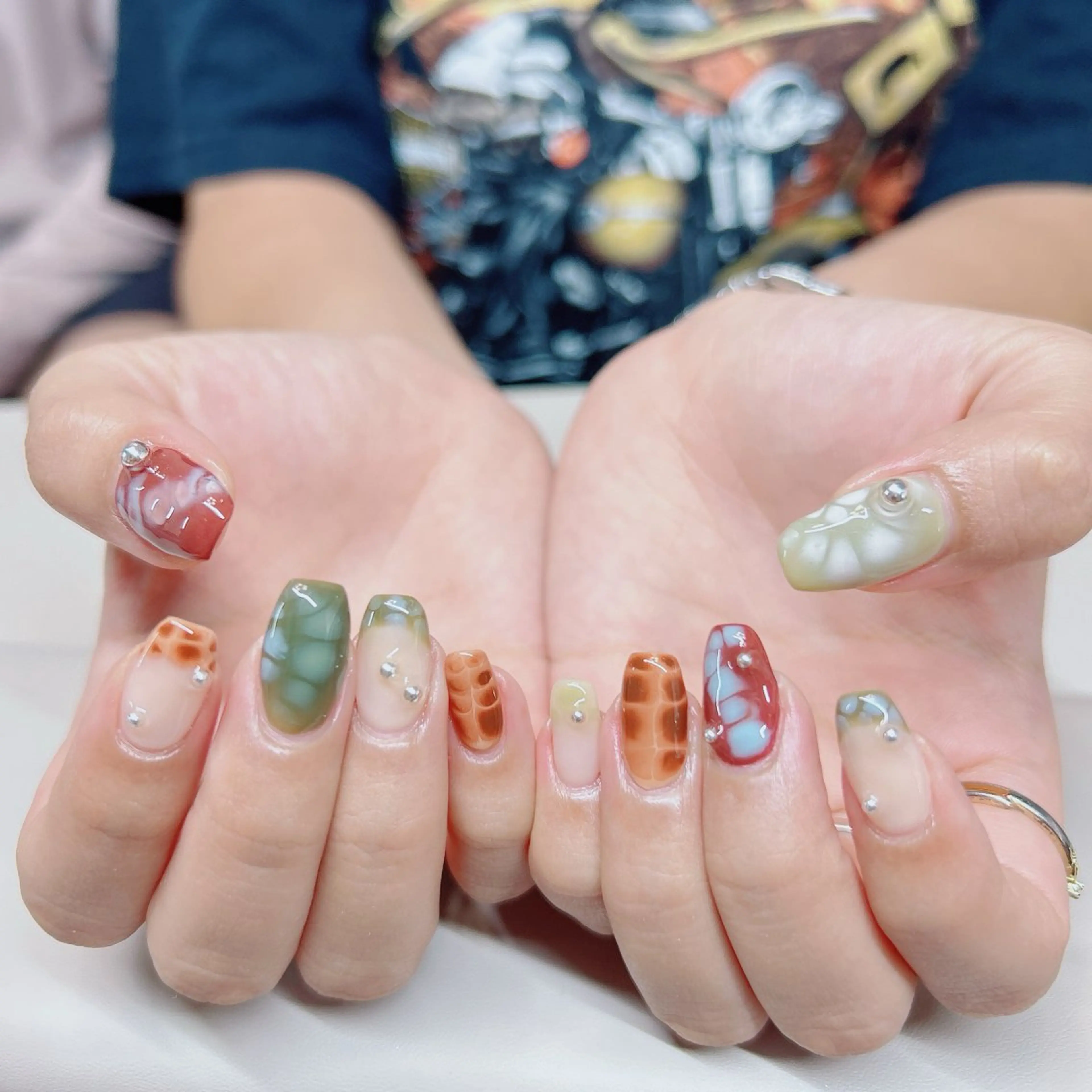 ネイル ハンドネイル ハンドケア Rika  nail cocoのネイルデザイン