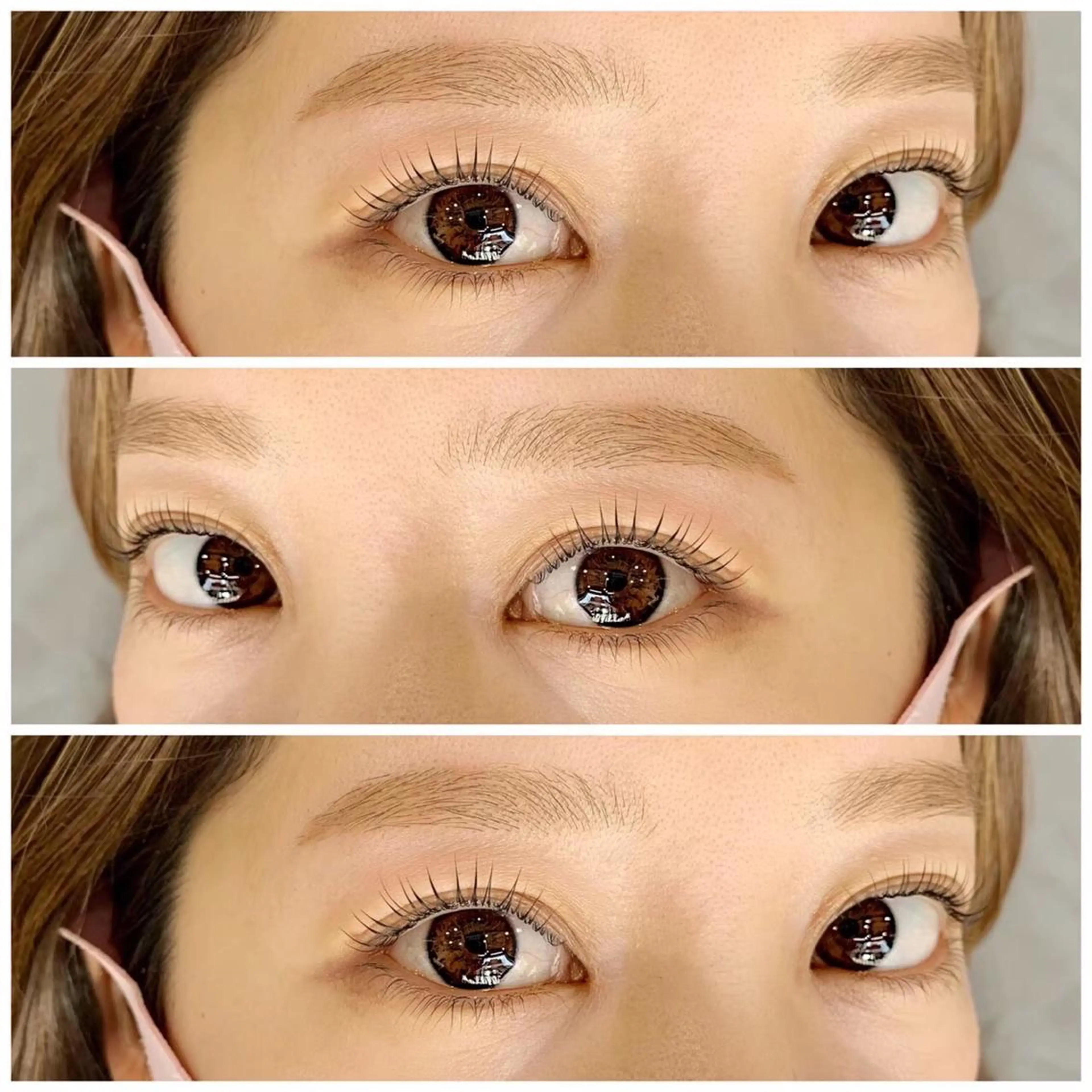 マツエク・マツパ パリジェンヌラッシュリフト 一重×まつ毛パーマ LUCIA NEXT所属・Lucia NEXT 芳野のマツエク・マツパデザイン