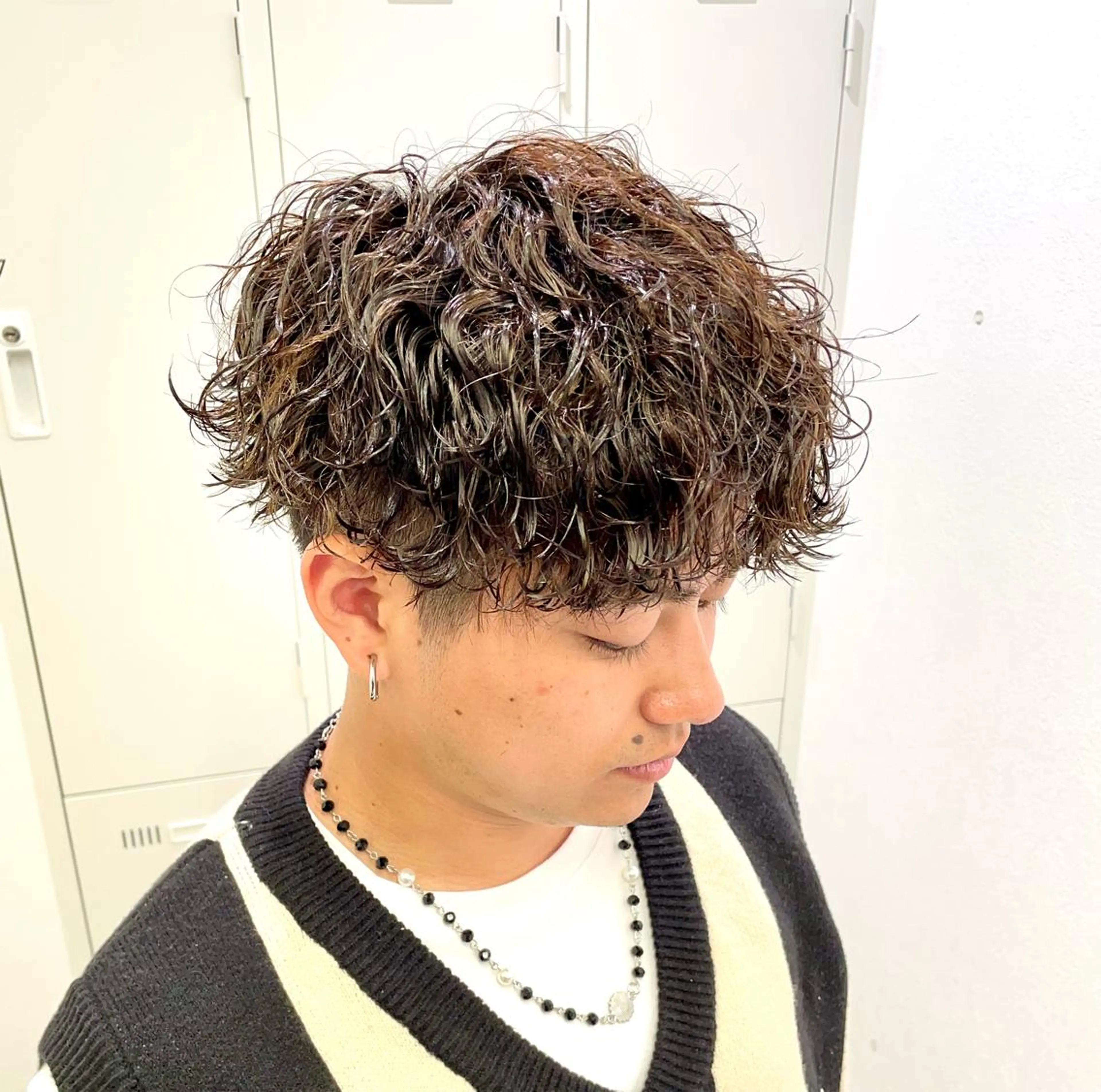 パーマ メンズ カット パーマ トリートメント 【メンズ特化】 池田大成✂︎のヘアスタイル