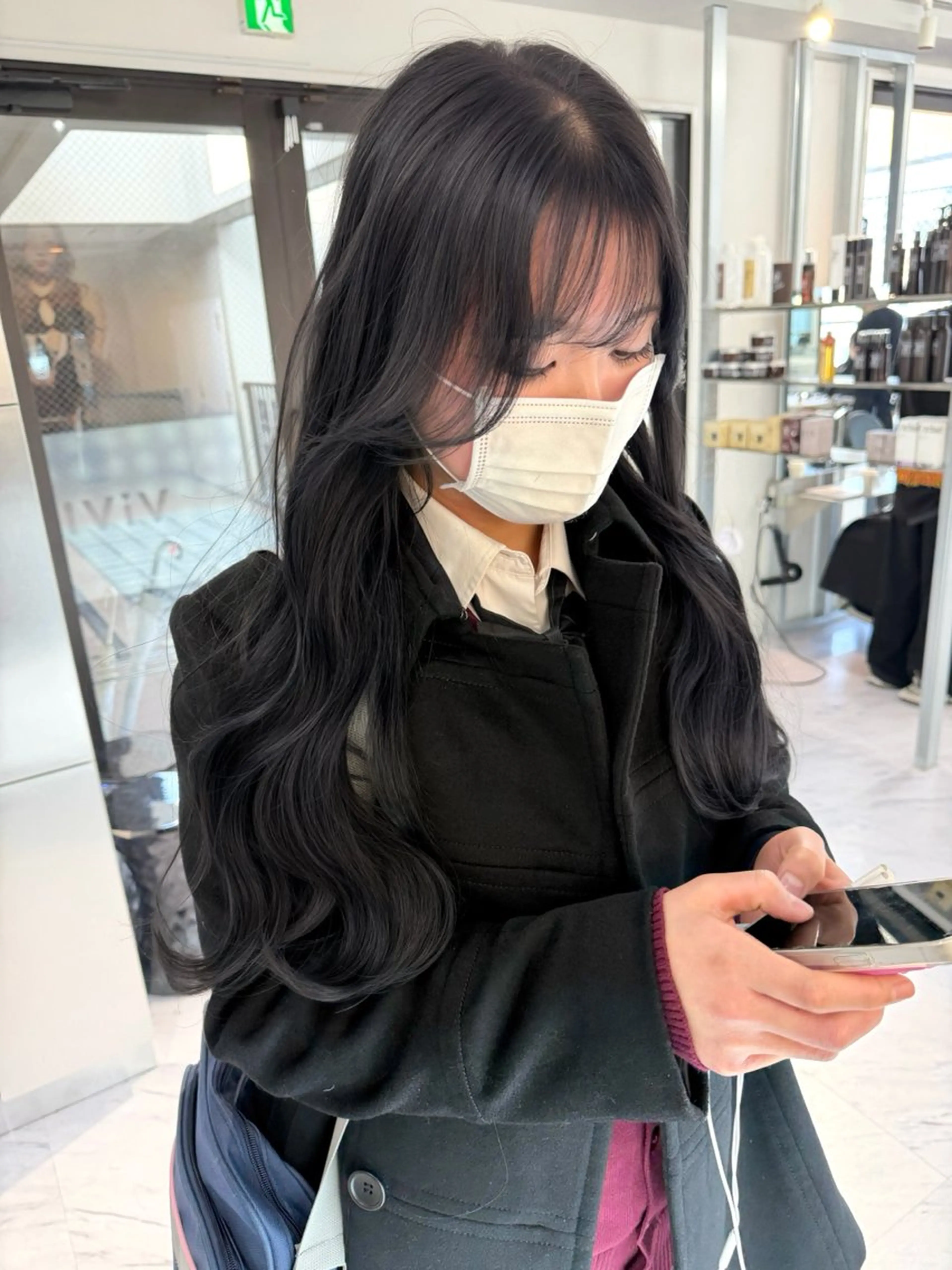 ロング カラー ベージュカラー ブリーチ ケアブリーチ デザインカラー ダブルカラー ヘアカラー TATSUブリーチ/ ミルクティーベージュのヘアスタイル