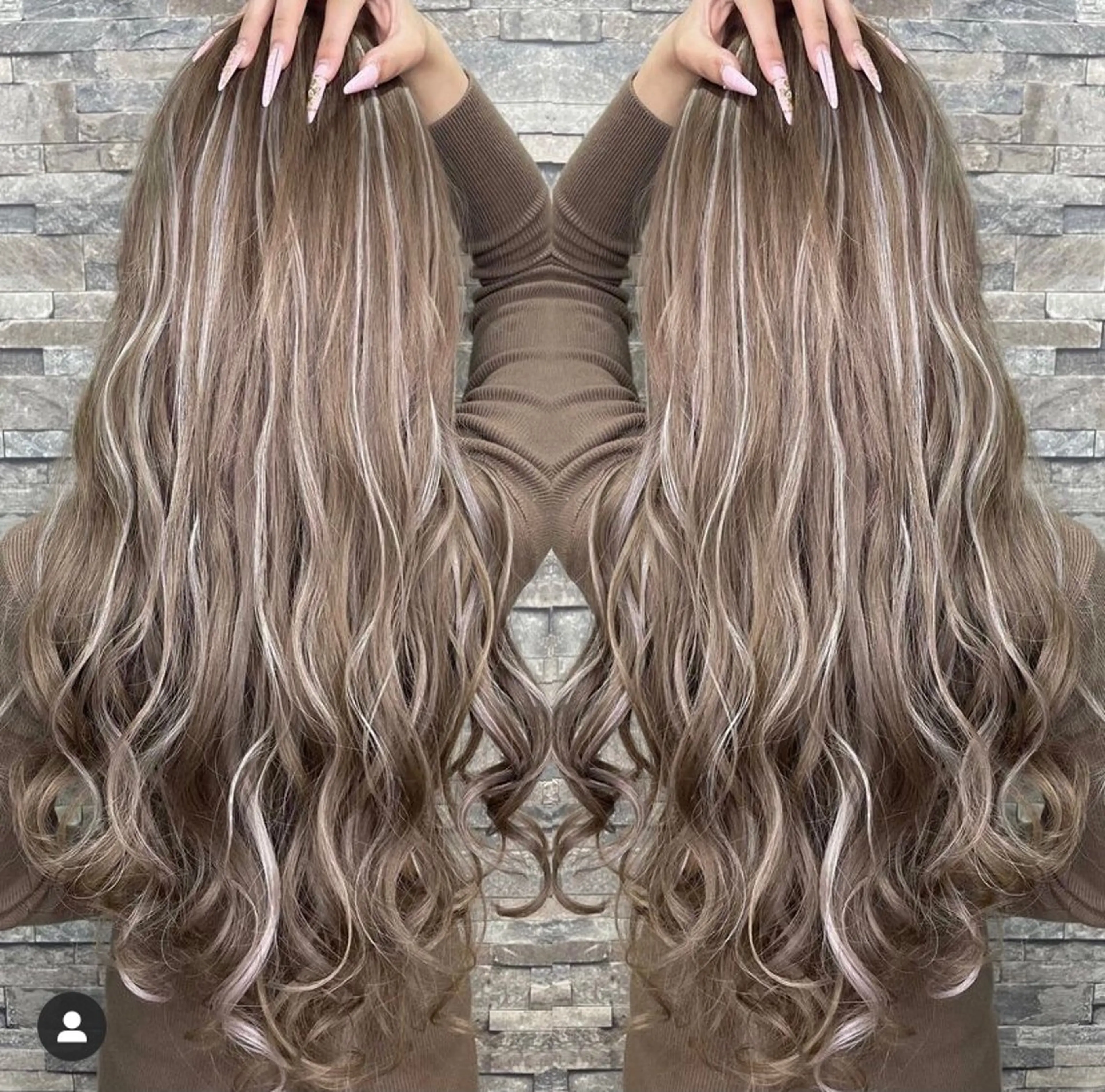 ロング カラー sherry所属・佐伯 りょうのヘアスタイル