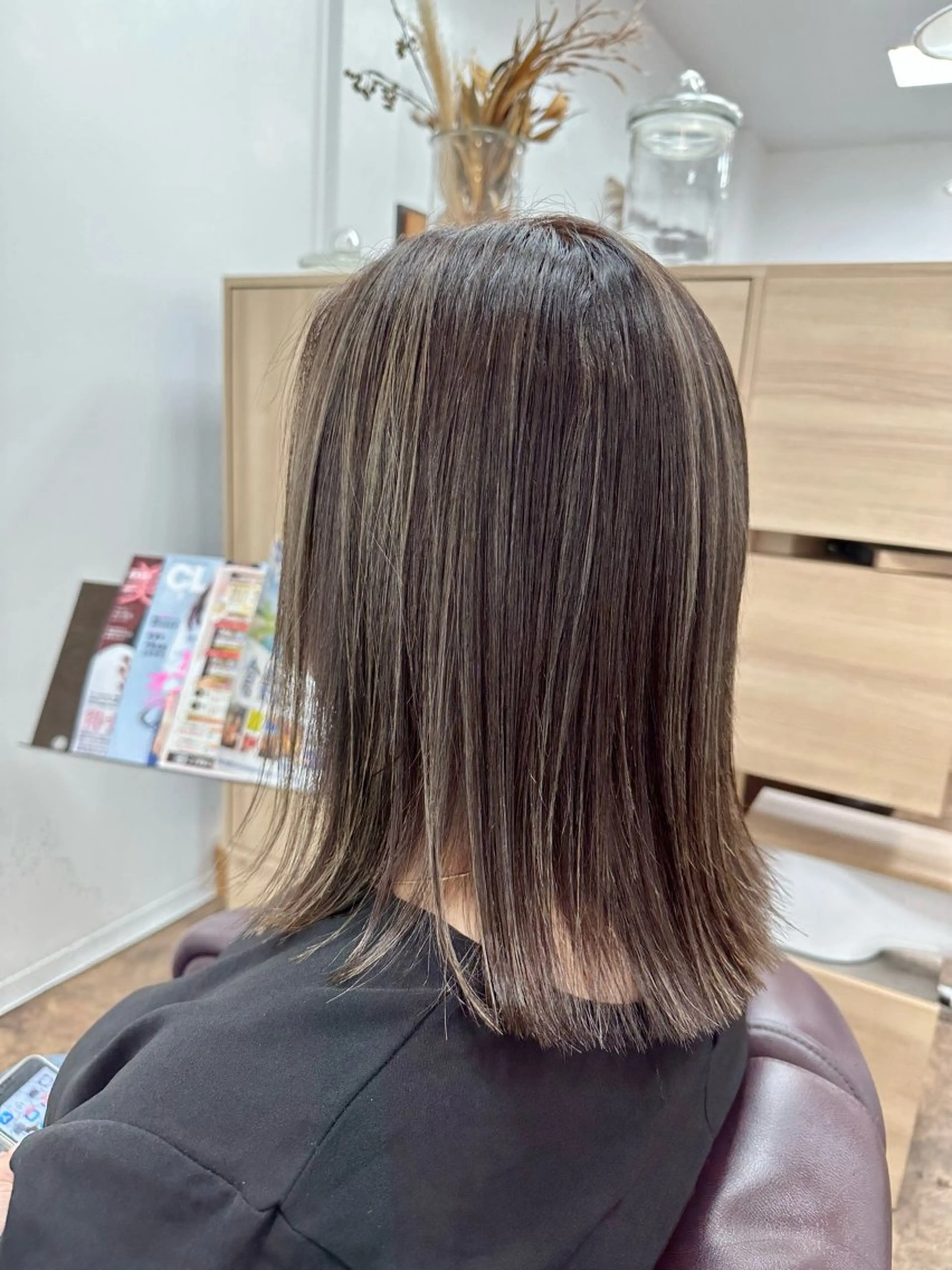 セミロング カラー カット ヘアカラー トリートメント Loire SYURIのヘアスタイル
