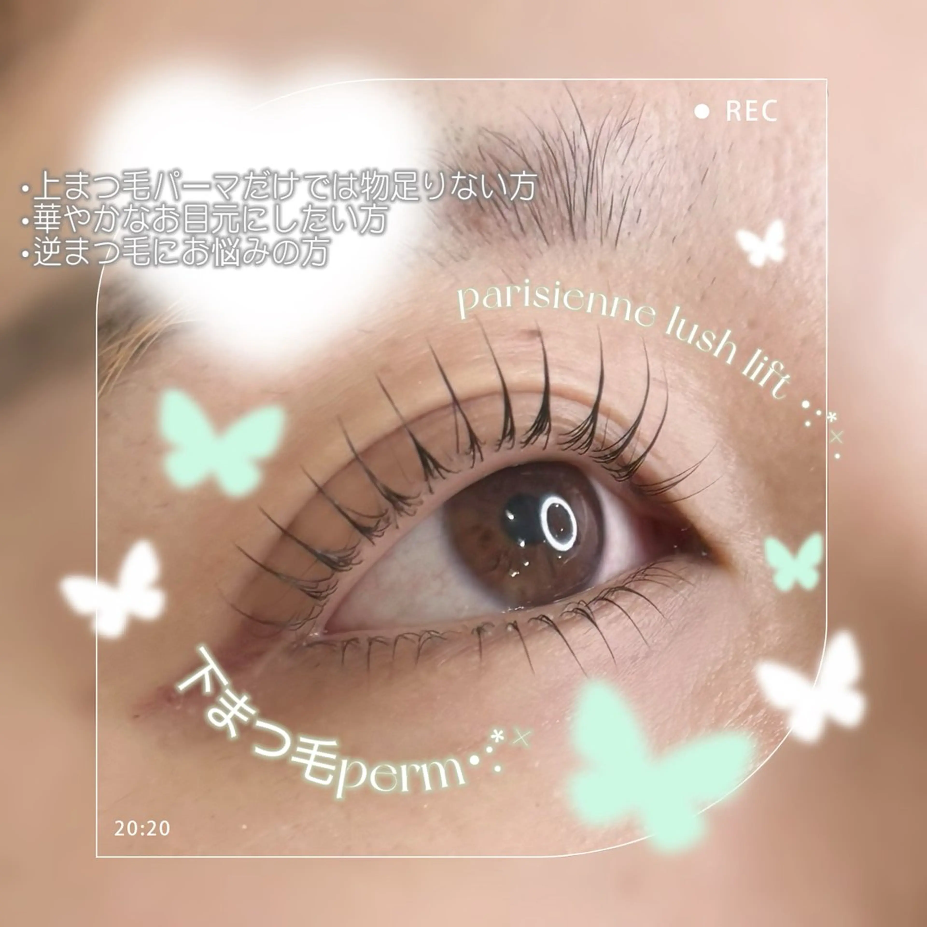 マツエク・マツパ パリジェンヌラッシュリフト 一重×まつ毛パーマ マツパ BUNNYEYES SUZUのマツエク・マツパデザイン