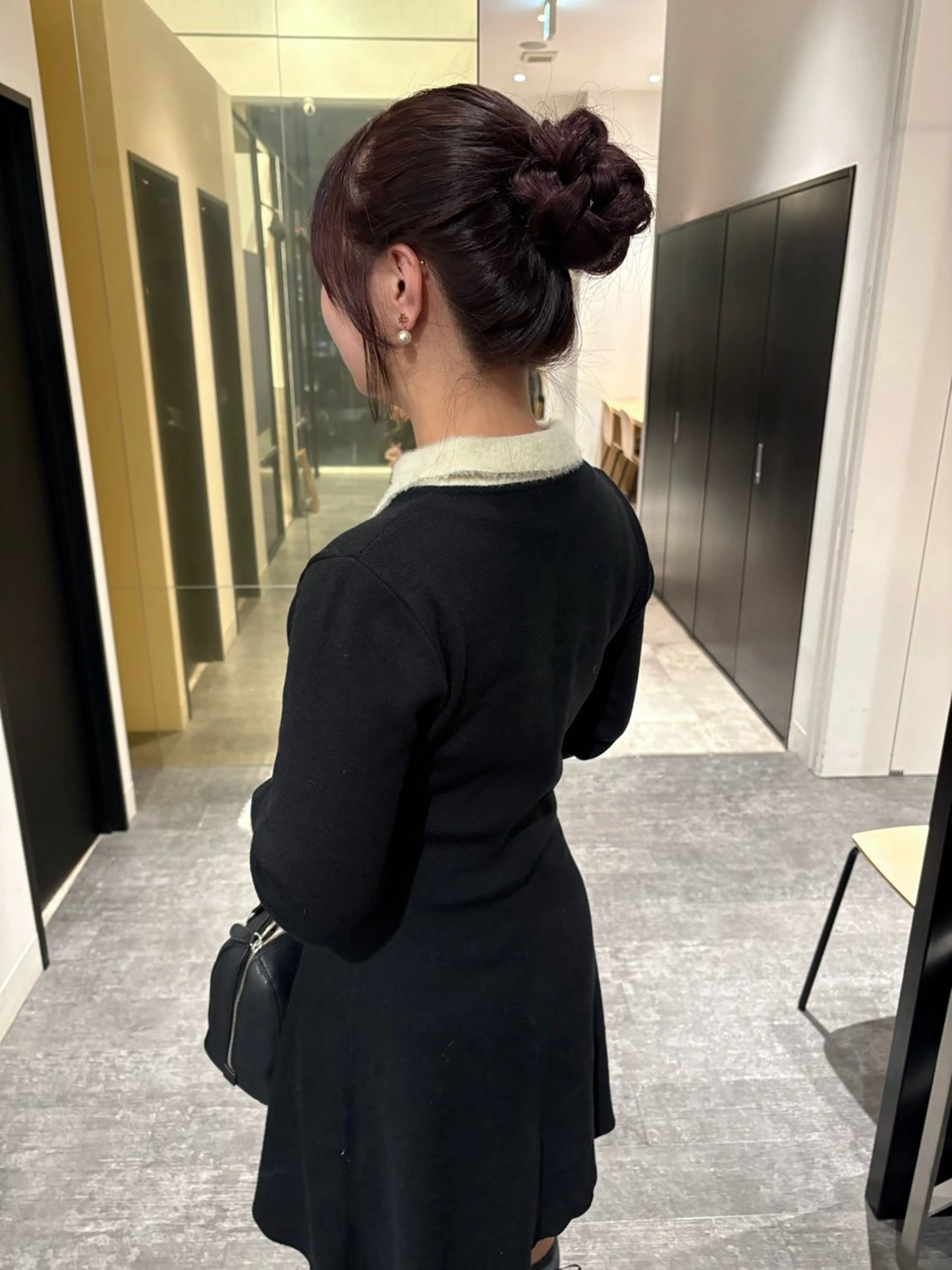 ロング ヘアアレンジ 結婚式・ブライダル ヘアセット mao | 柔らか艶カラー🫧のヘアスタイル