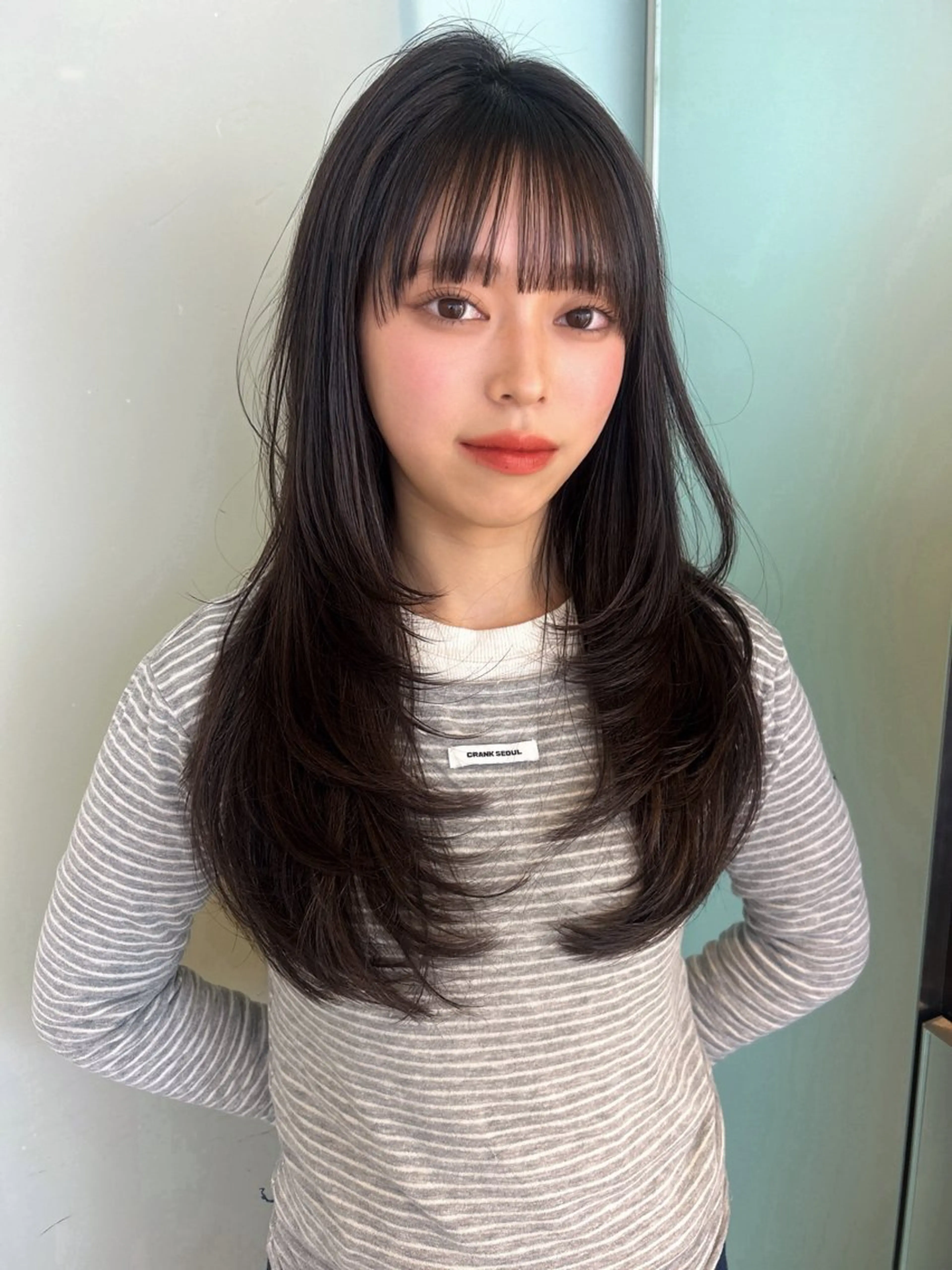 ロング レイヤーカット 高山沙来/ストレート パーマ特化/縮毛矯正のヘアスタイル