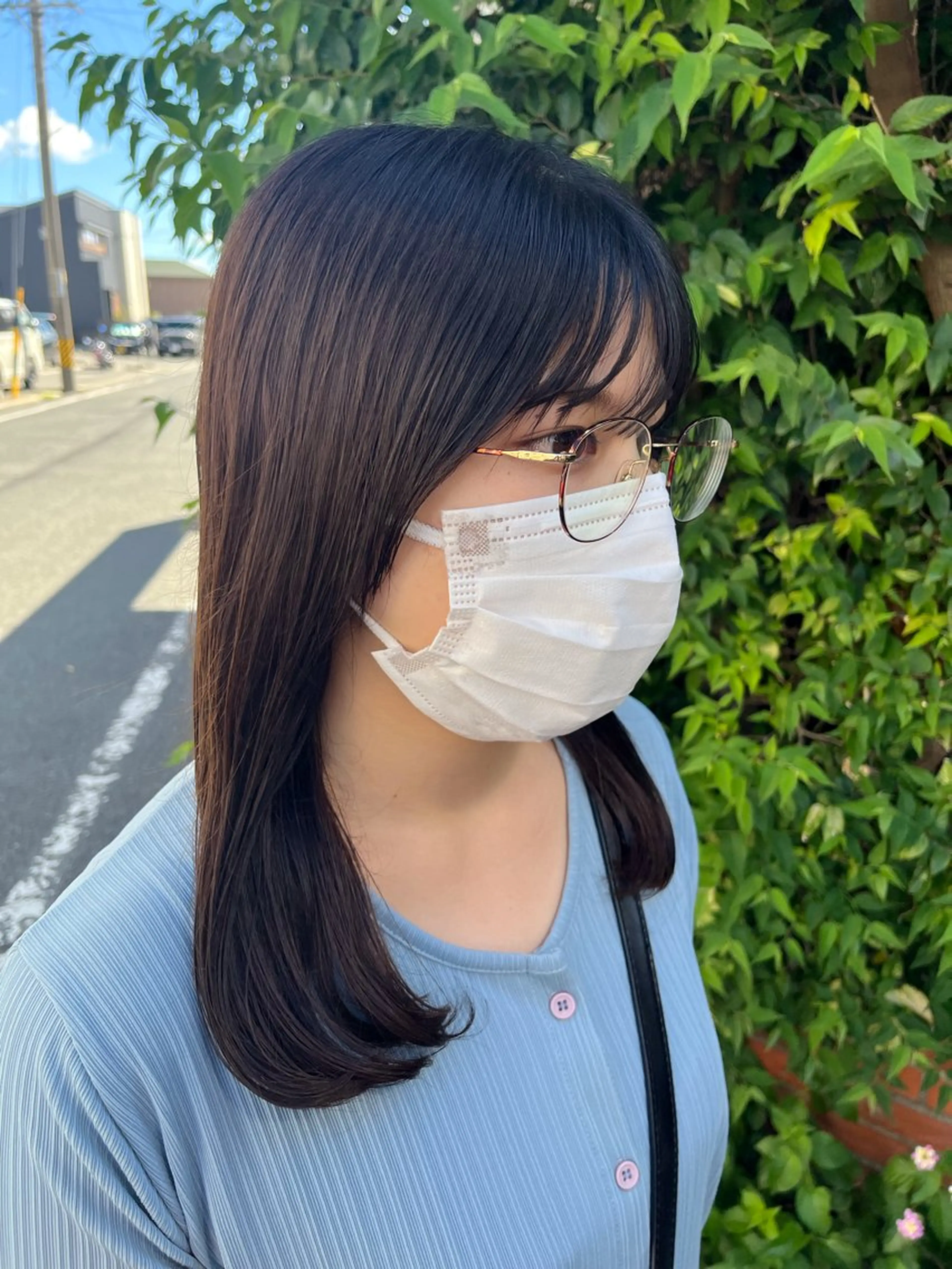 ミディアム カラー アッシュ アッシュブラウン ブラウンカラー イルミナカラー 髪質改善 .5 by SOLEIL藤沢店のヘアスタイル