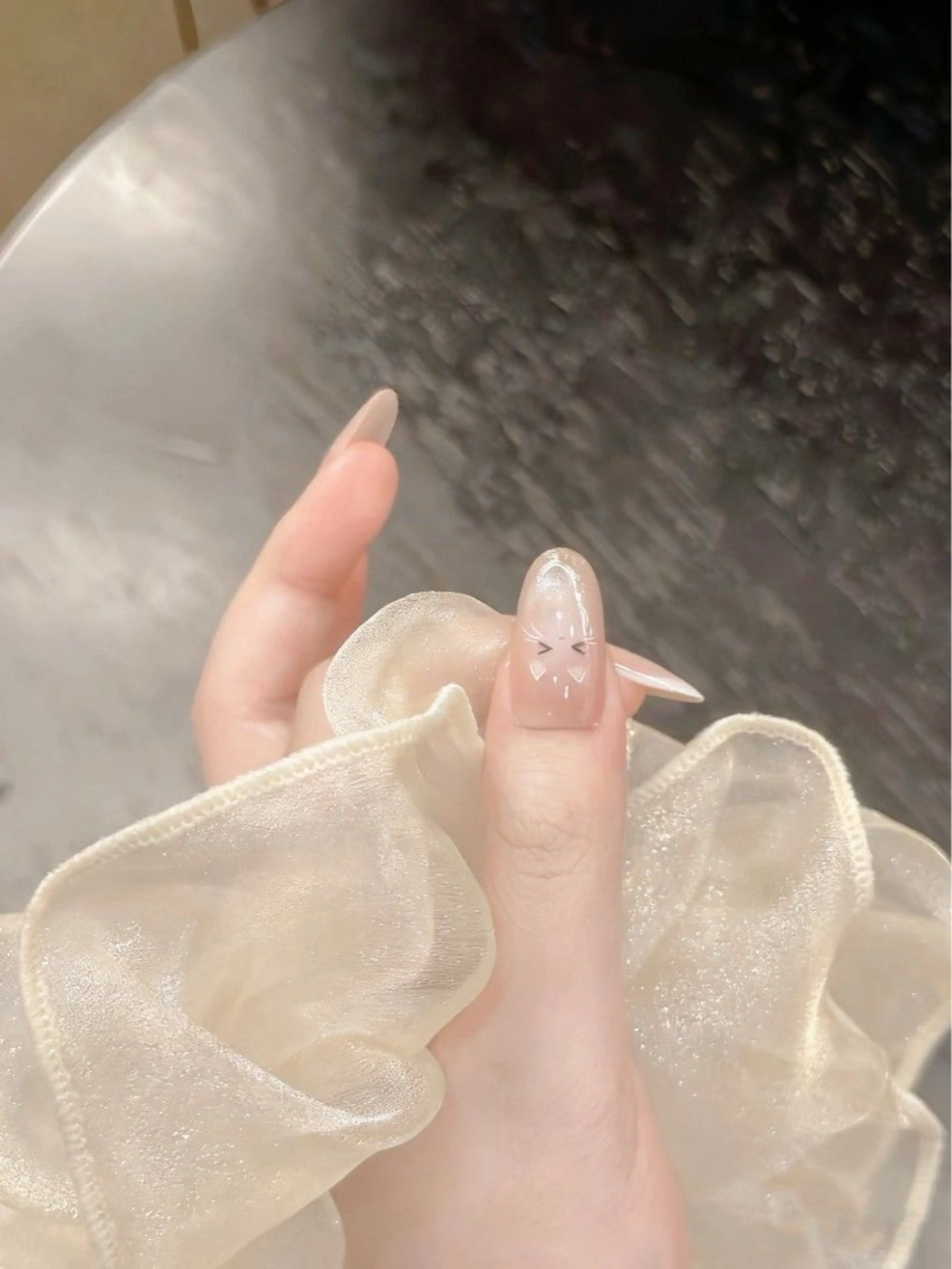 ネイル フラワーネイル フレンチネイル ジェルネイル ガーリー グラデーション ハンドネイル AIN Nailのネイルデザイン