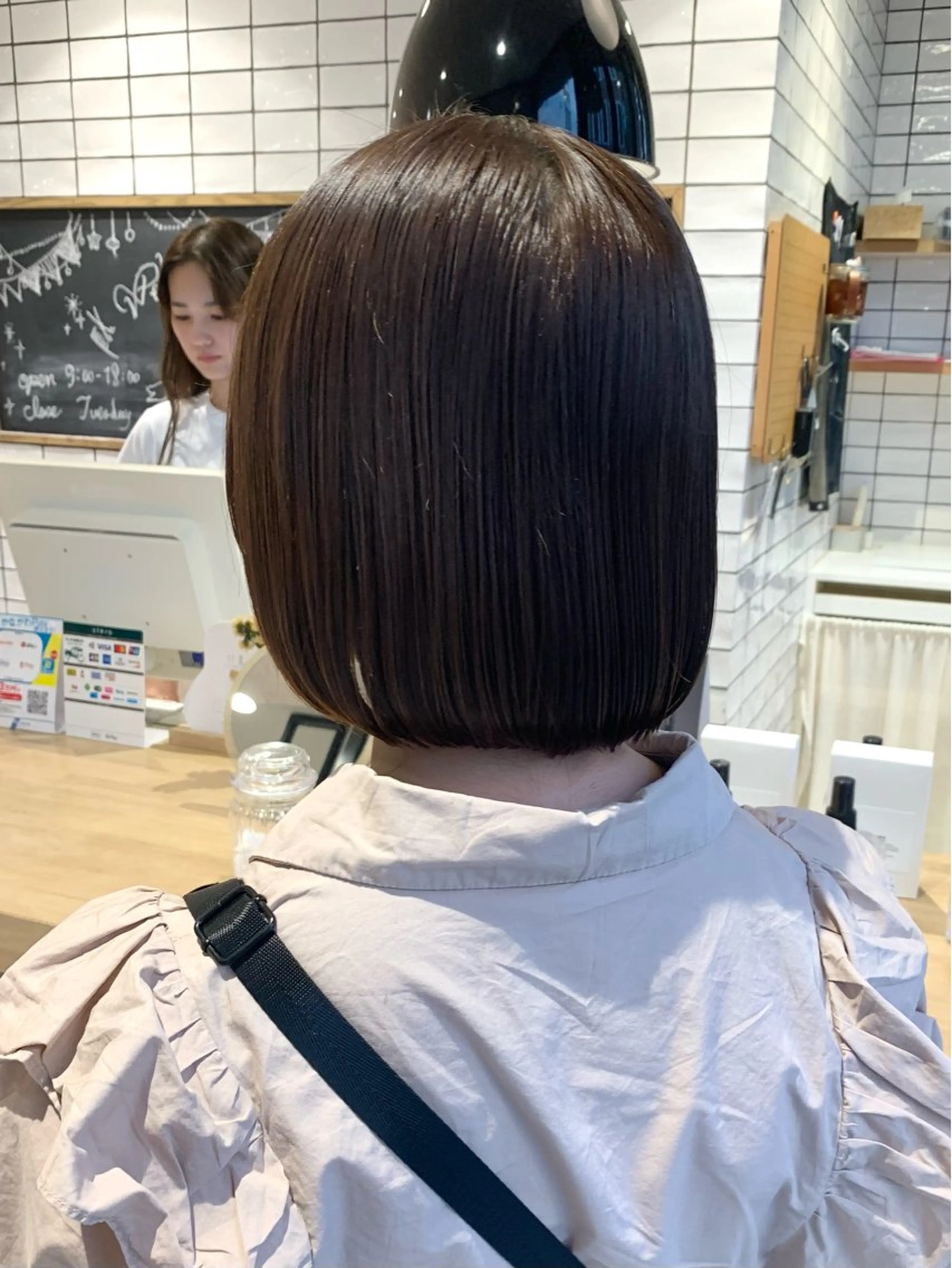 ショート カラー フェザー/ニュアンス パーマ/ryutoのヘアスタイル