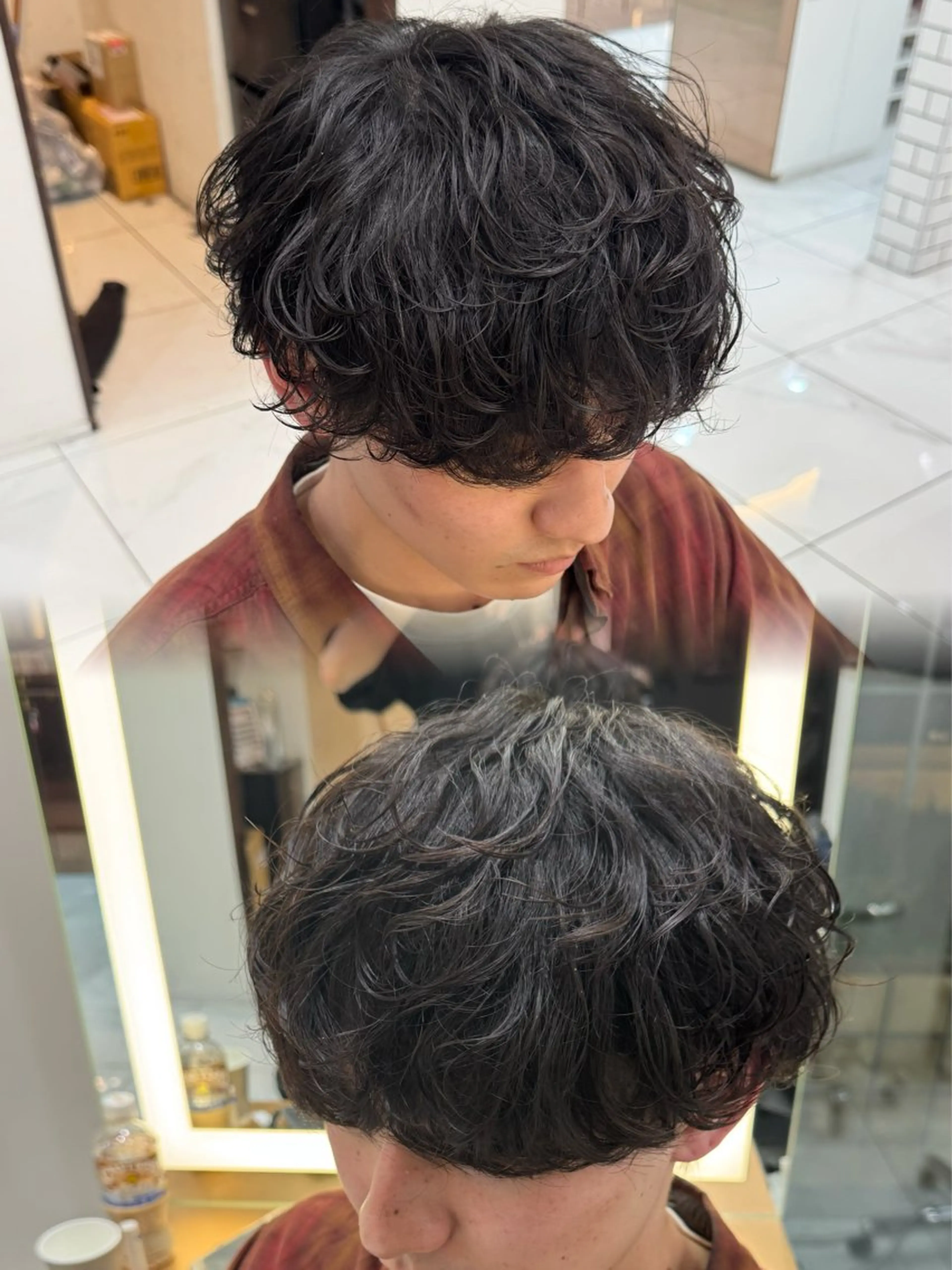 パーマ メンズ 菅野 心悠/メンズヘアのヘアスタイル