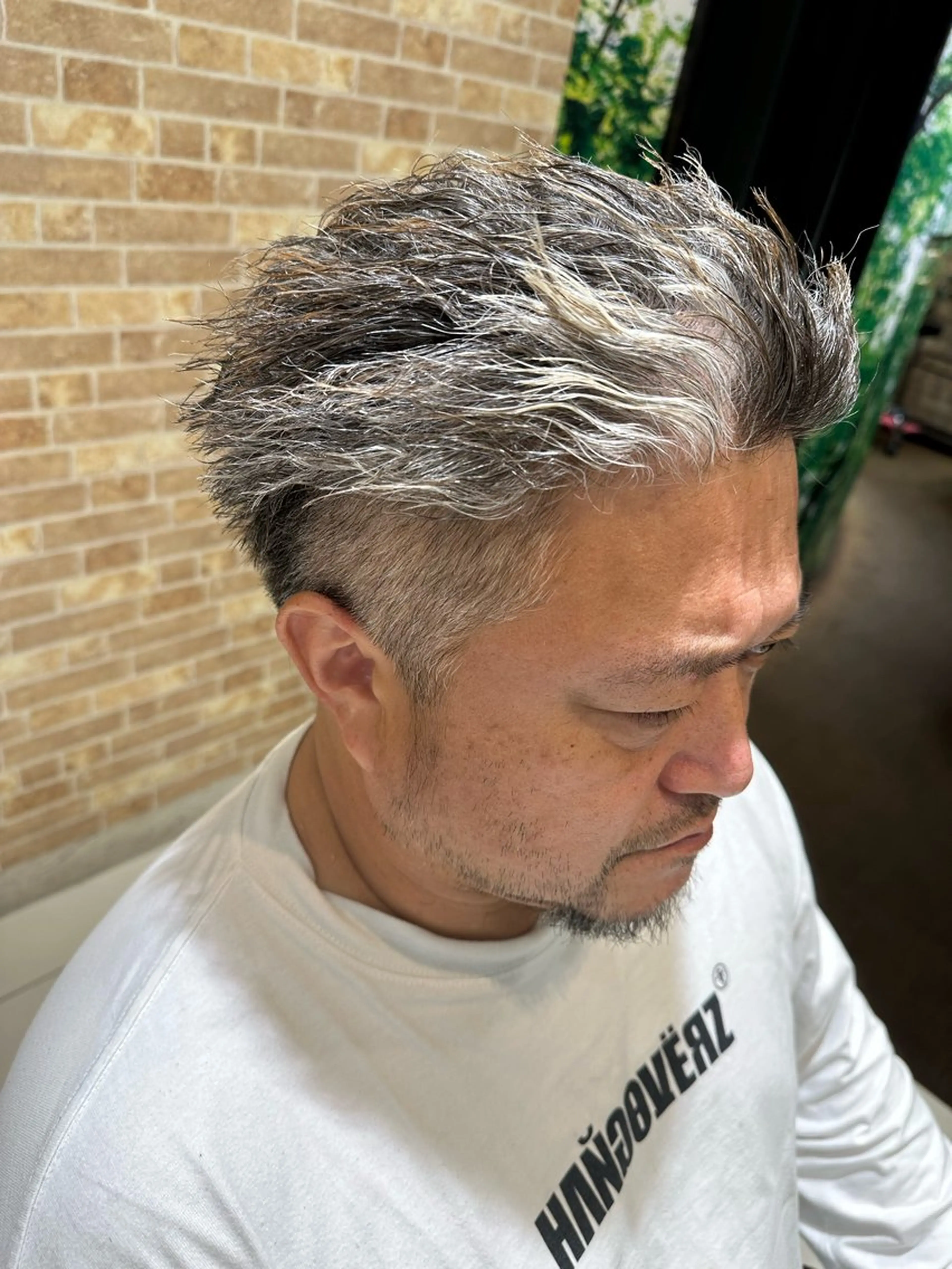 ショート パーマ メンズ メンズパーマ メンズツイストパーマ 波巻きパーマ ツイストパーマ 💈メンズ特化 美容師サキ💈のヘアスタイル