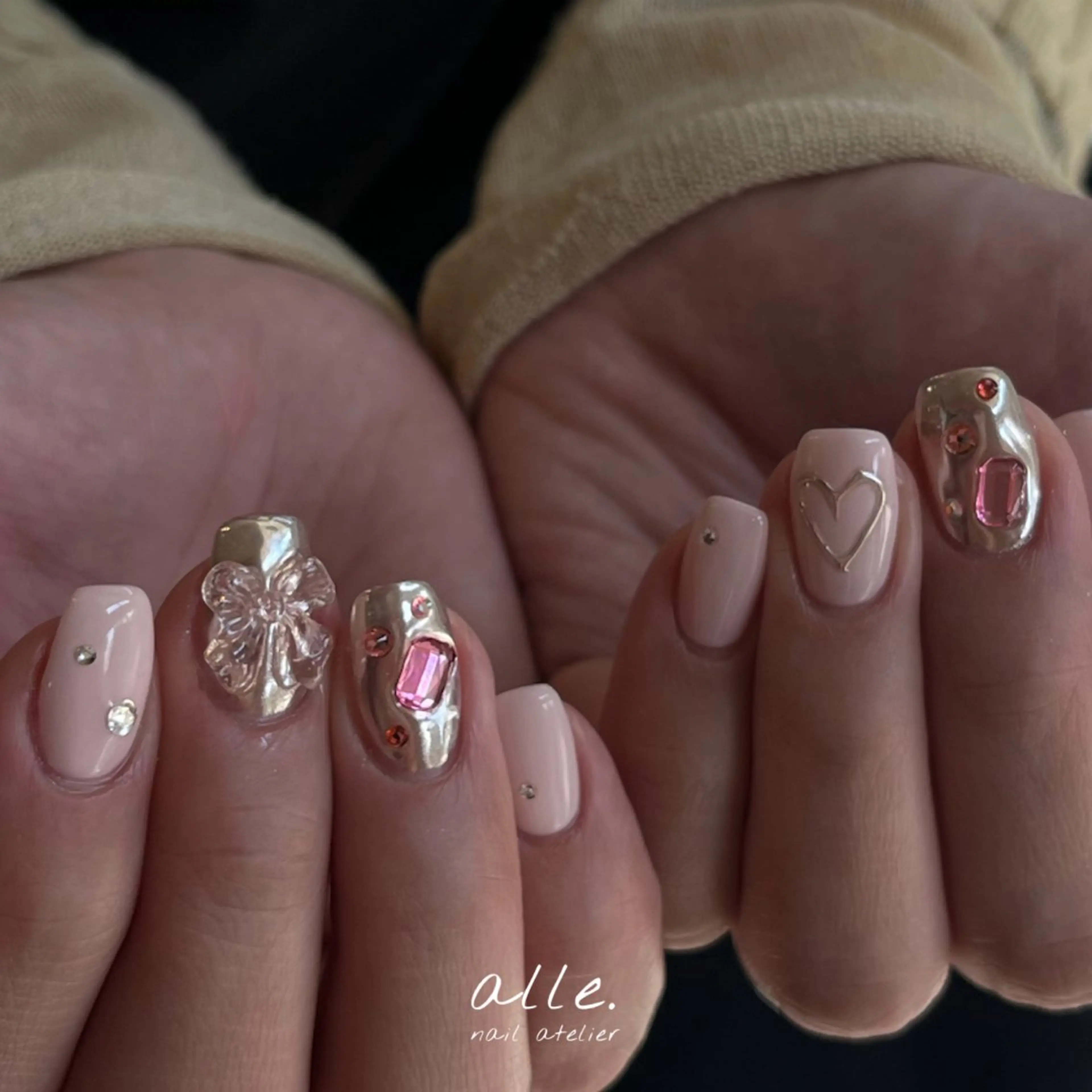 ネイル ハンドネイル atelier alle.のネイルデザイン