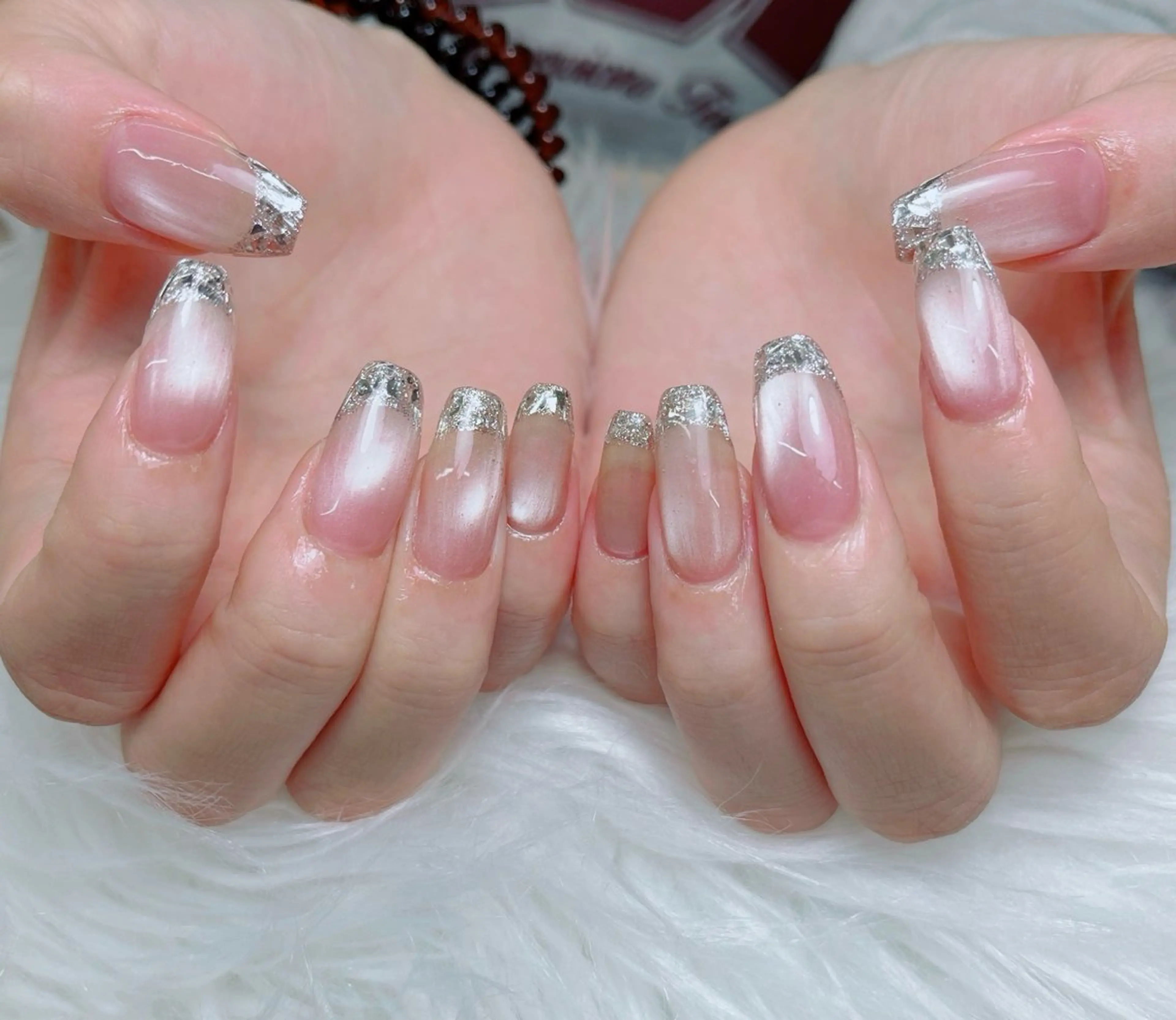 ネイル フットネイル ジェルネイル マグネットネイル 持ち込み ニュアンスネイル ハンドネイル Floria nail salonのネイルデザイン