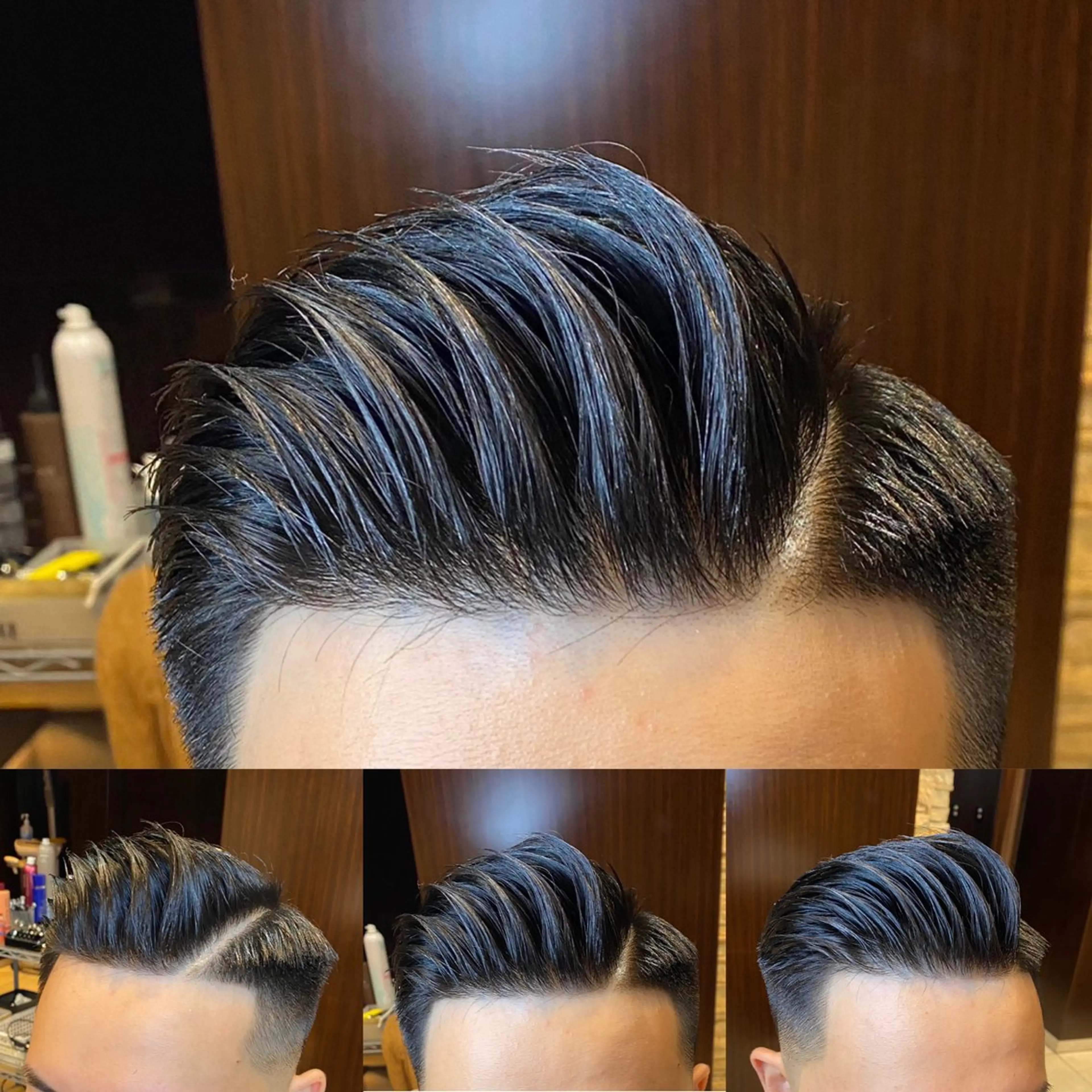 ミディアム カット 北川 竜也のヘアスタイル