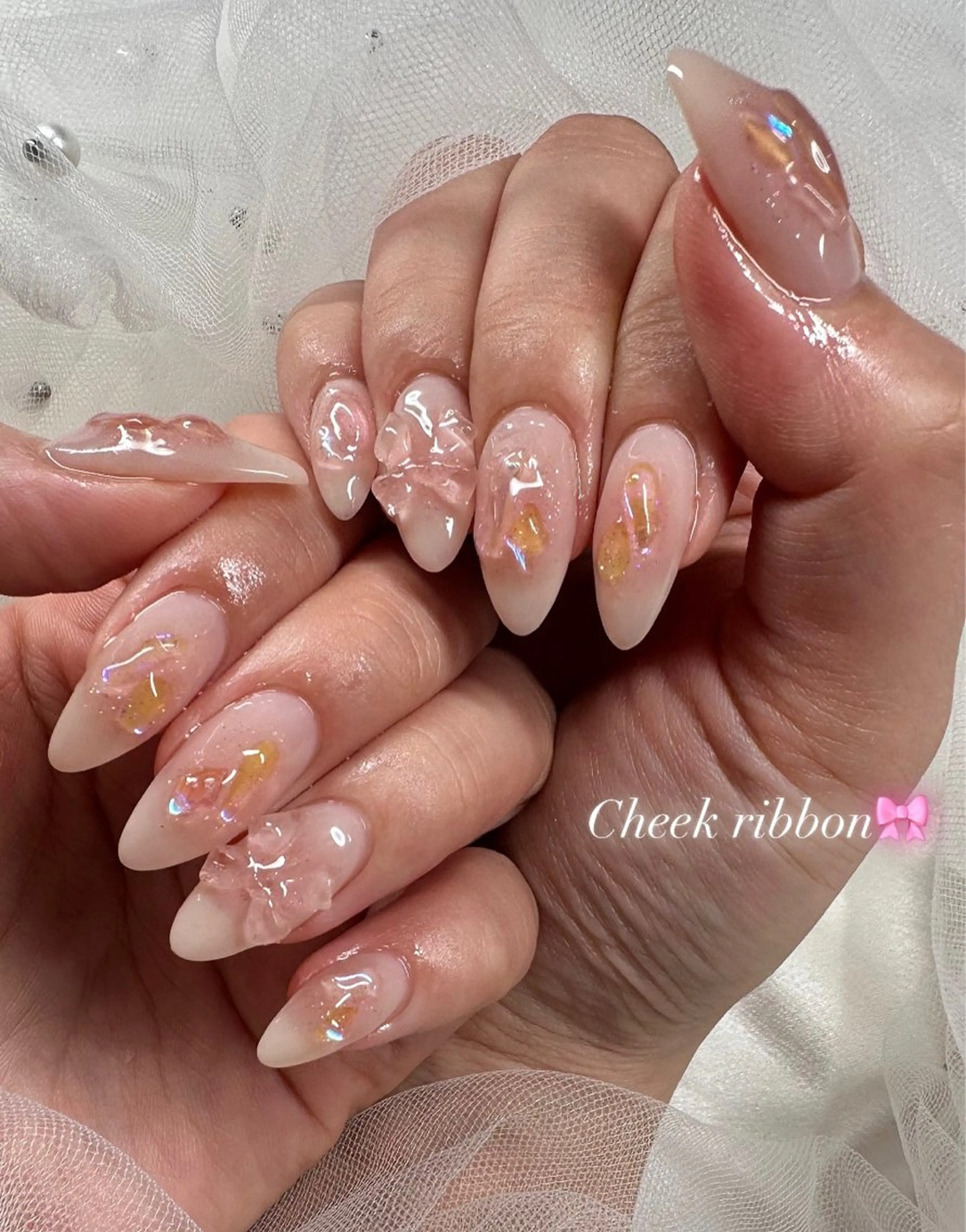 ネイル ハンドネイル Primavera 新横浜🤍美フォルムのネイルデザイン