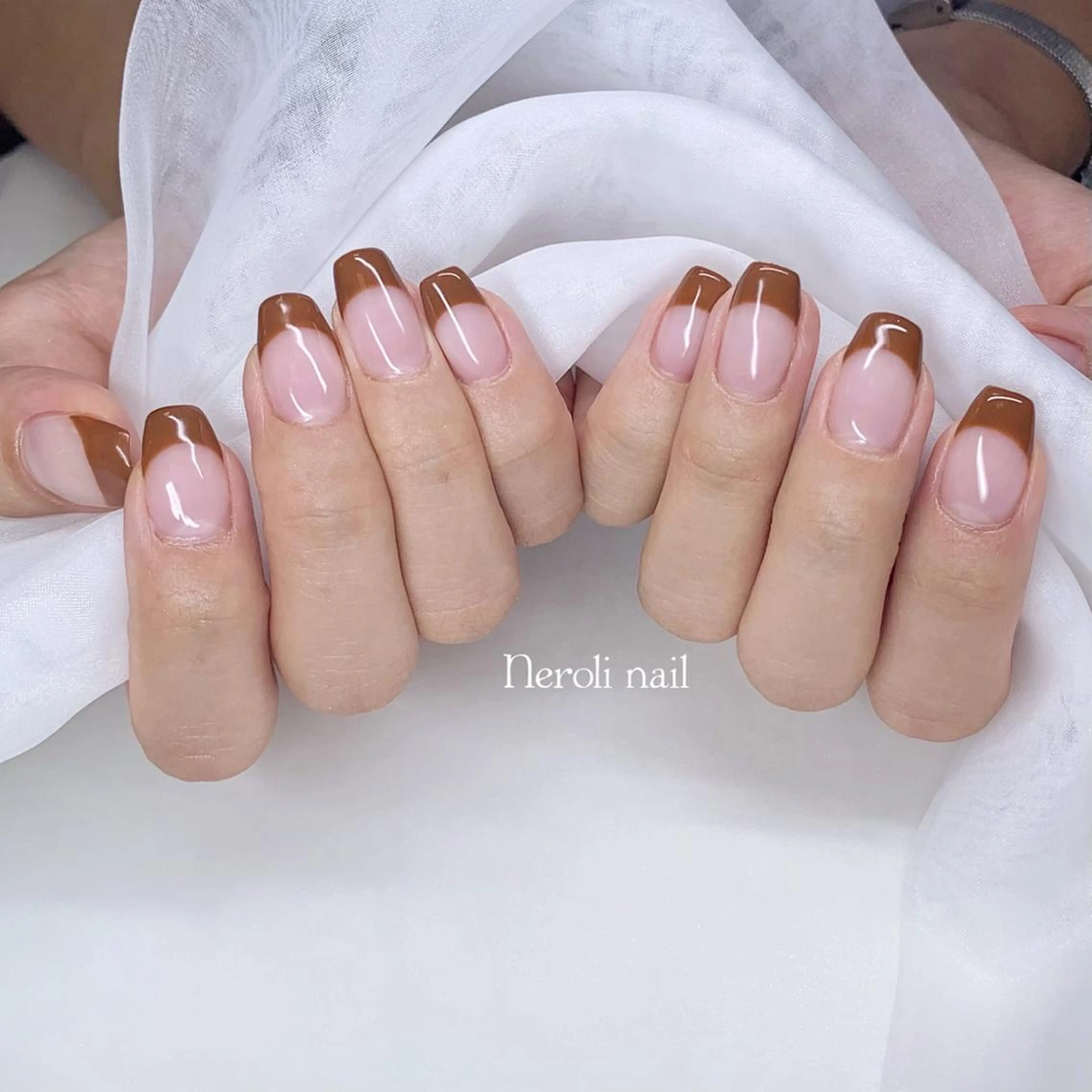 ネイル フレンチネイル Neroli nailのネイルデザイン