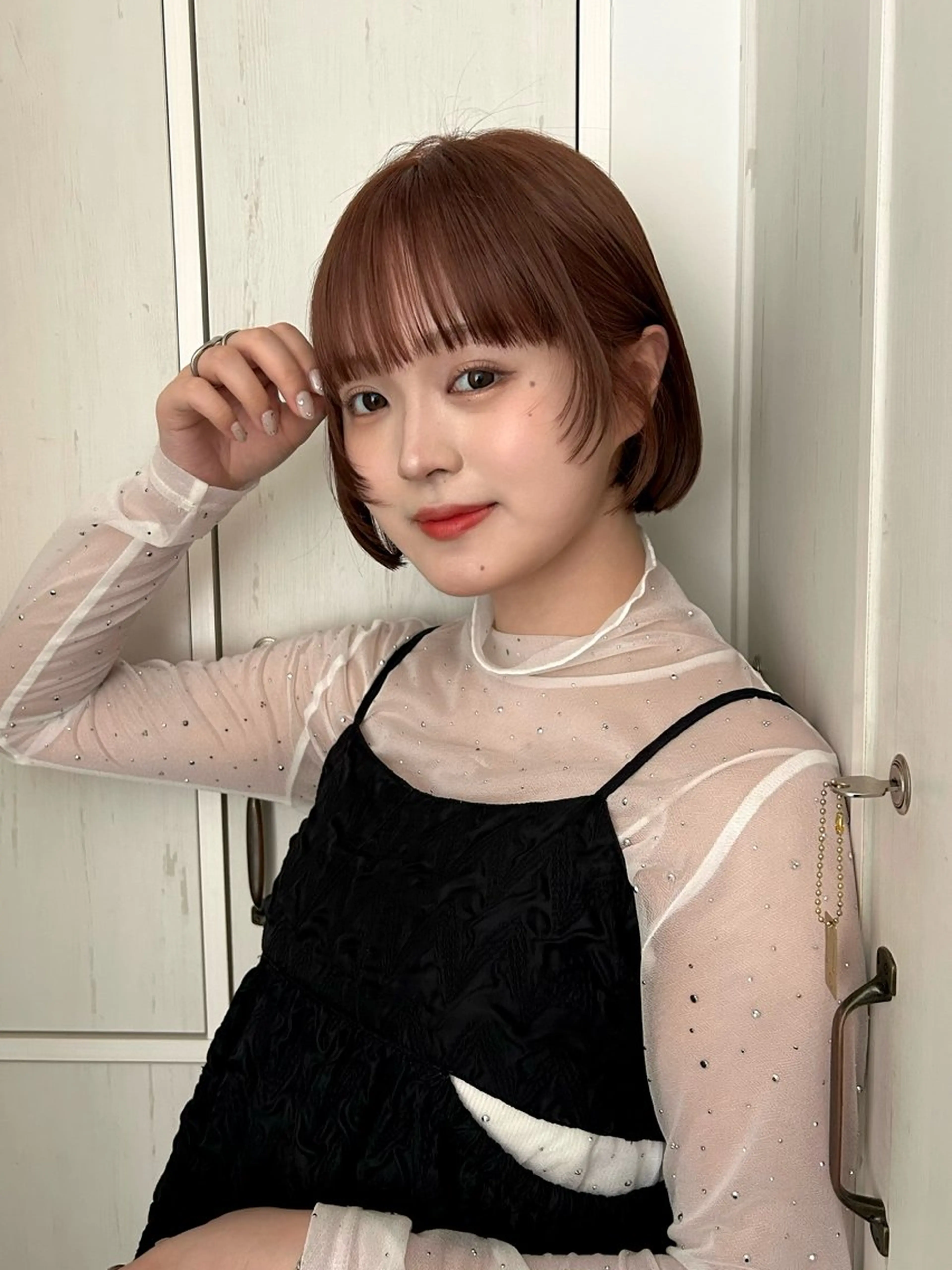 ショート 透明感/ベージュ /kazui🐈のヘアスタイル